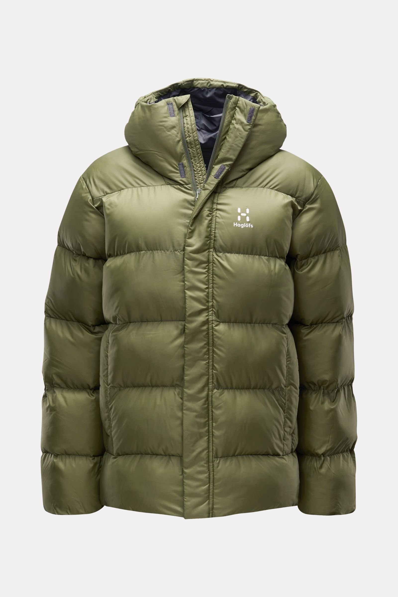 Quilted jacket 'Puffy Mimic Hood' green