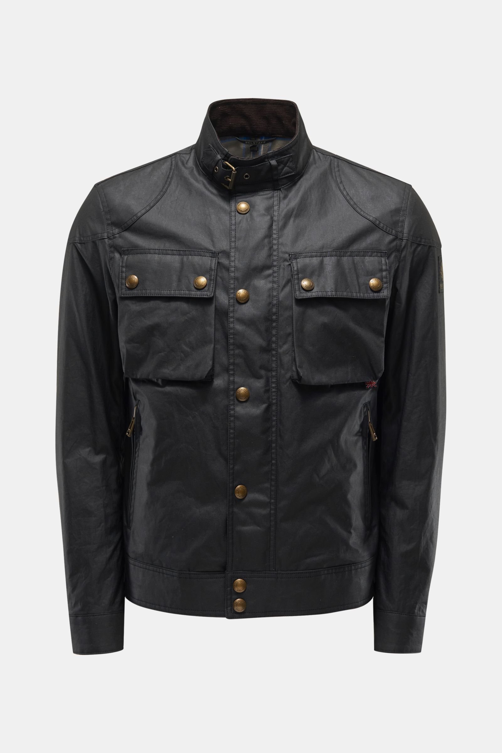 Waxed jacket 'Racemaster' black