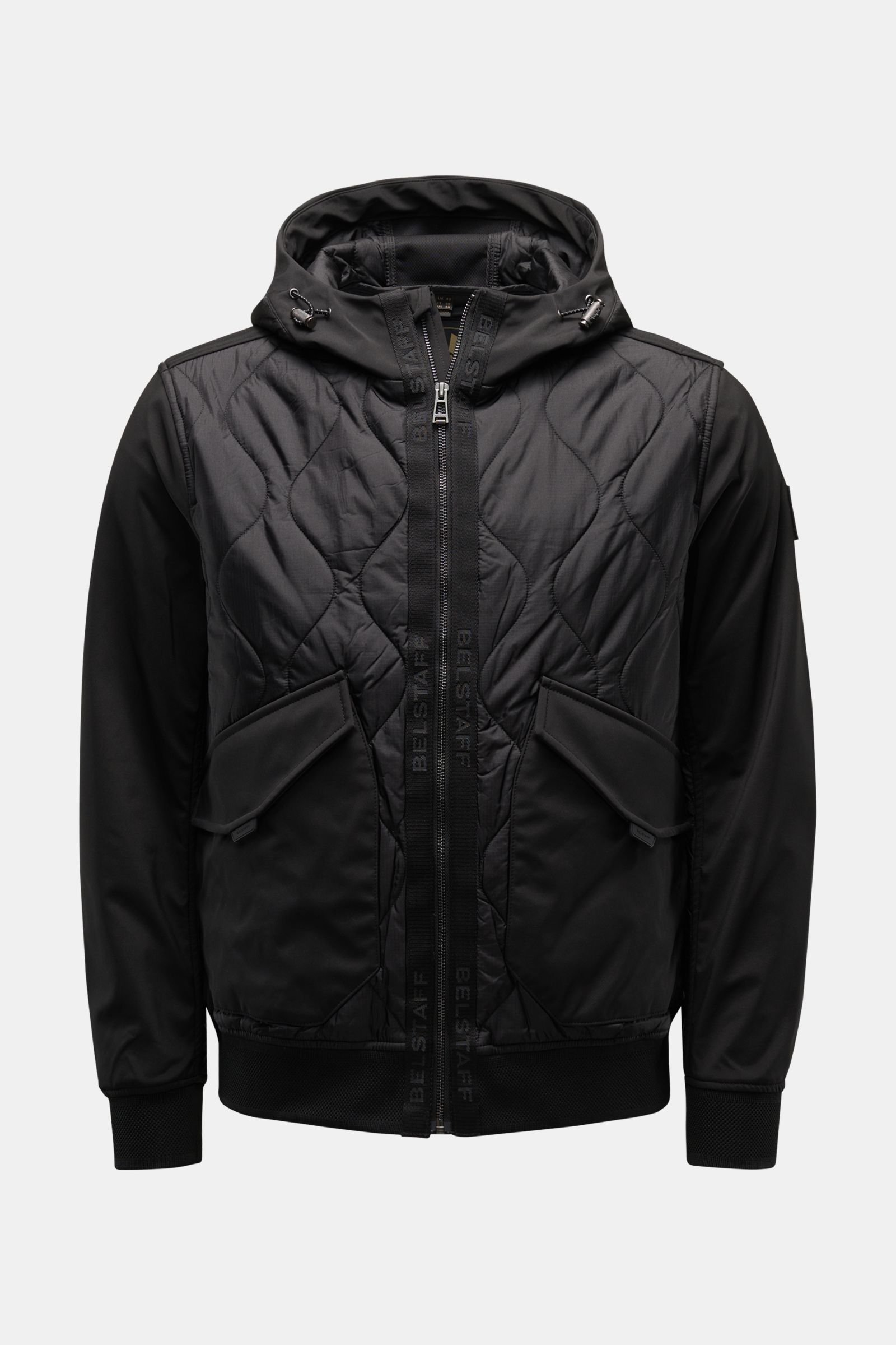 Quilted blouson 'Pitch Shirt' black