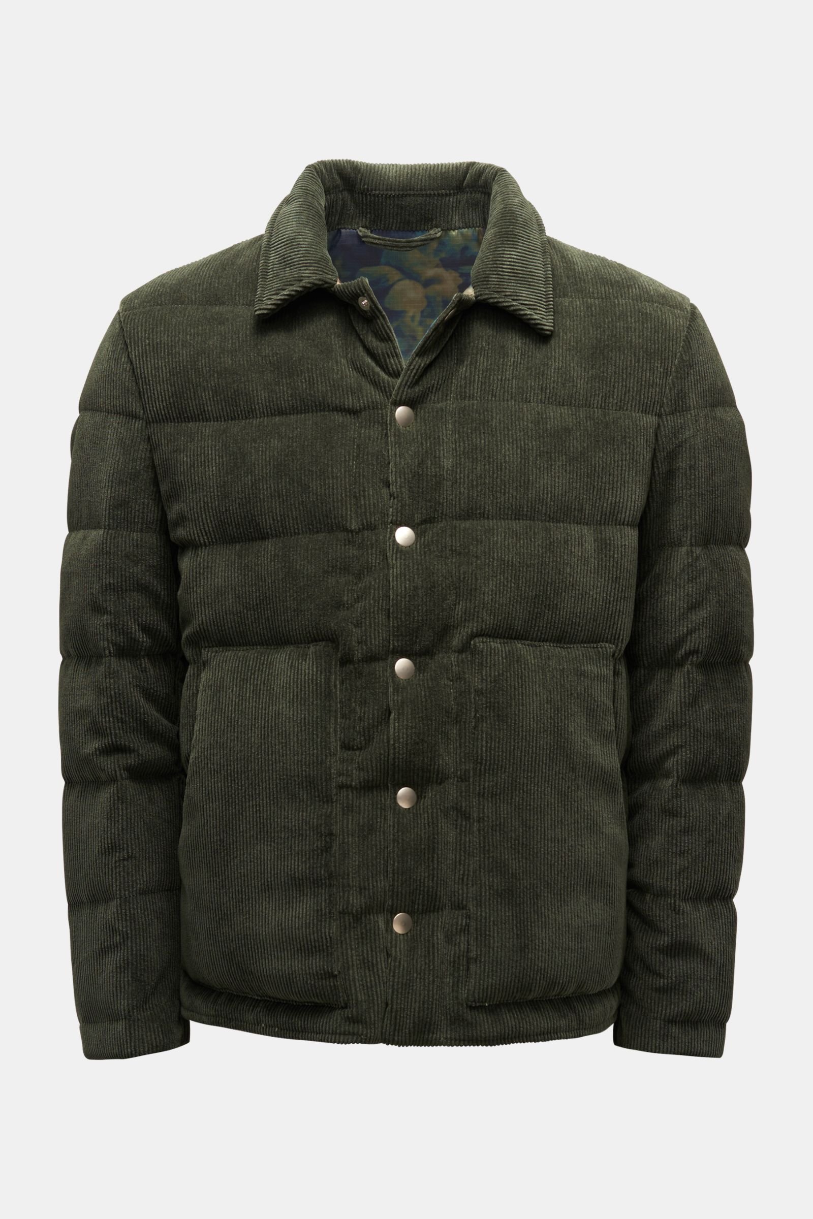Corduroy jacket 'Aalofi' dark green