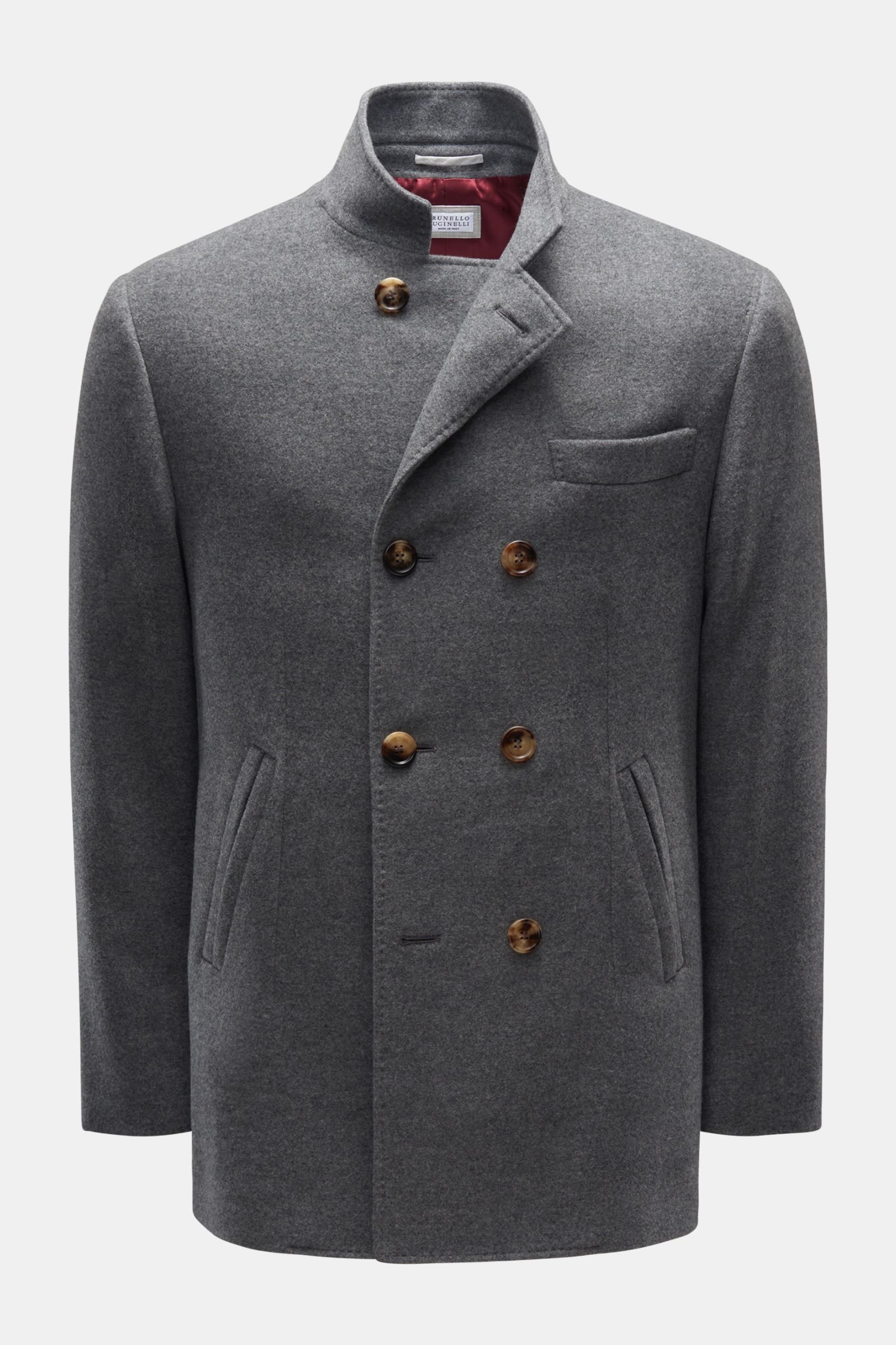 Cashmere jacket grey