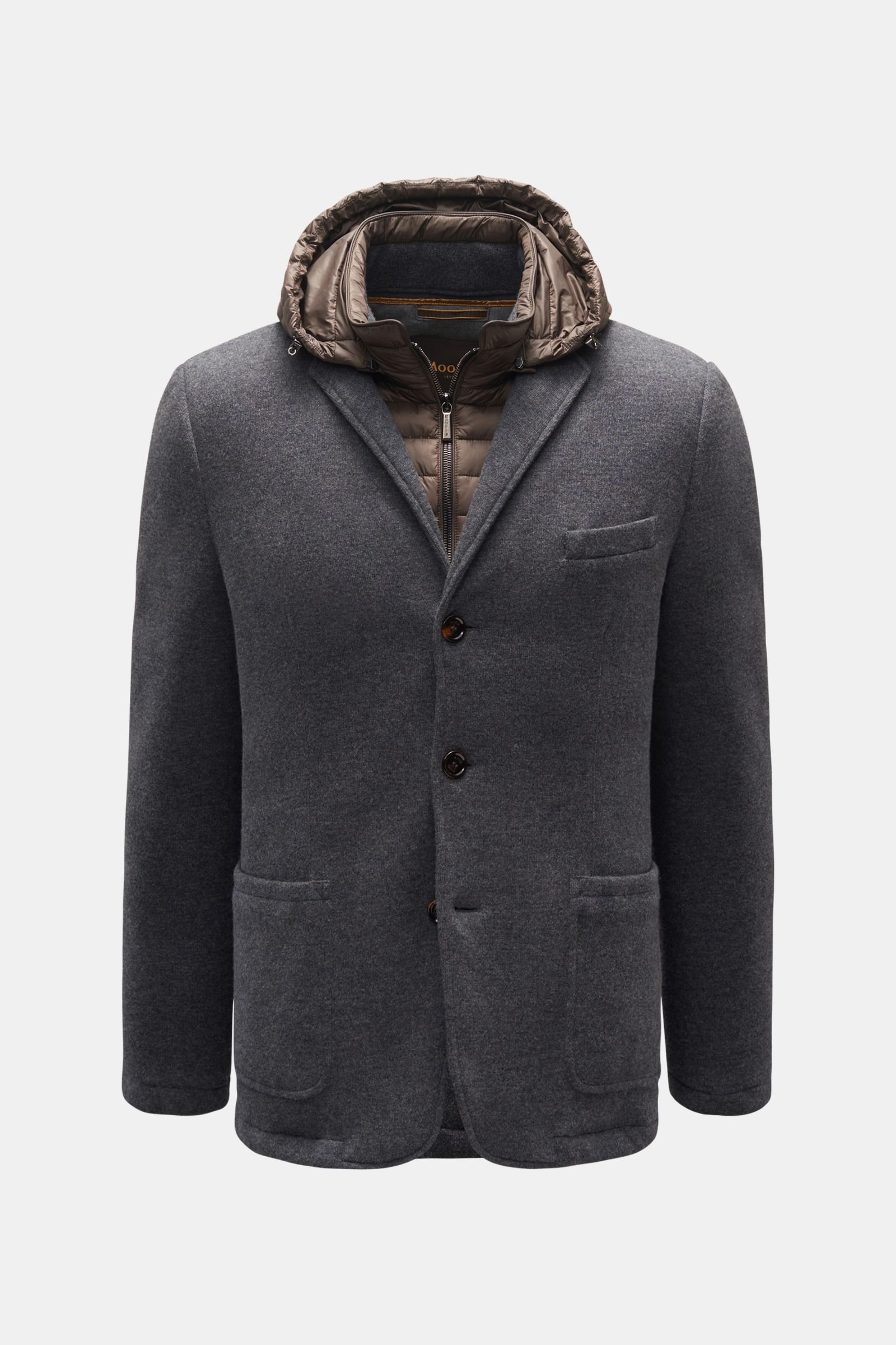Down jacket 'Bellotto' dark grey
