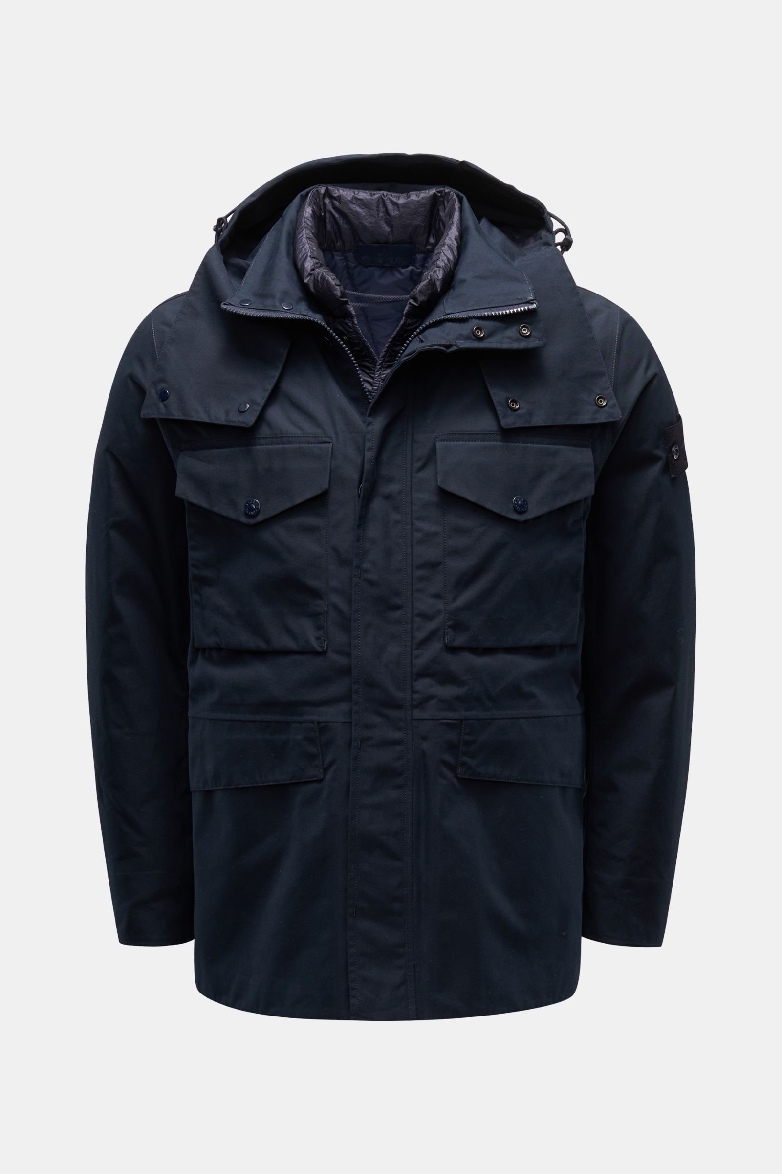 Down jacket 'O-Ventile Ghost Piece' navy