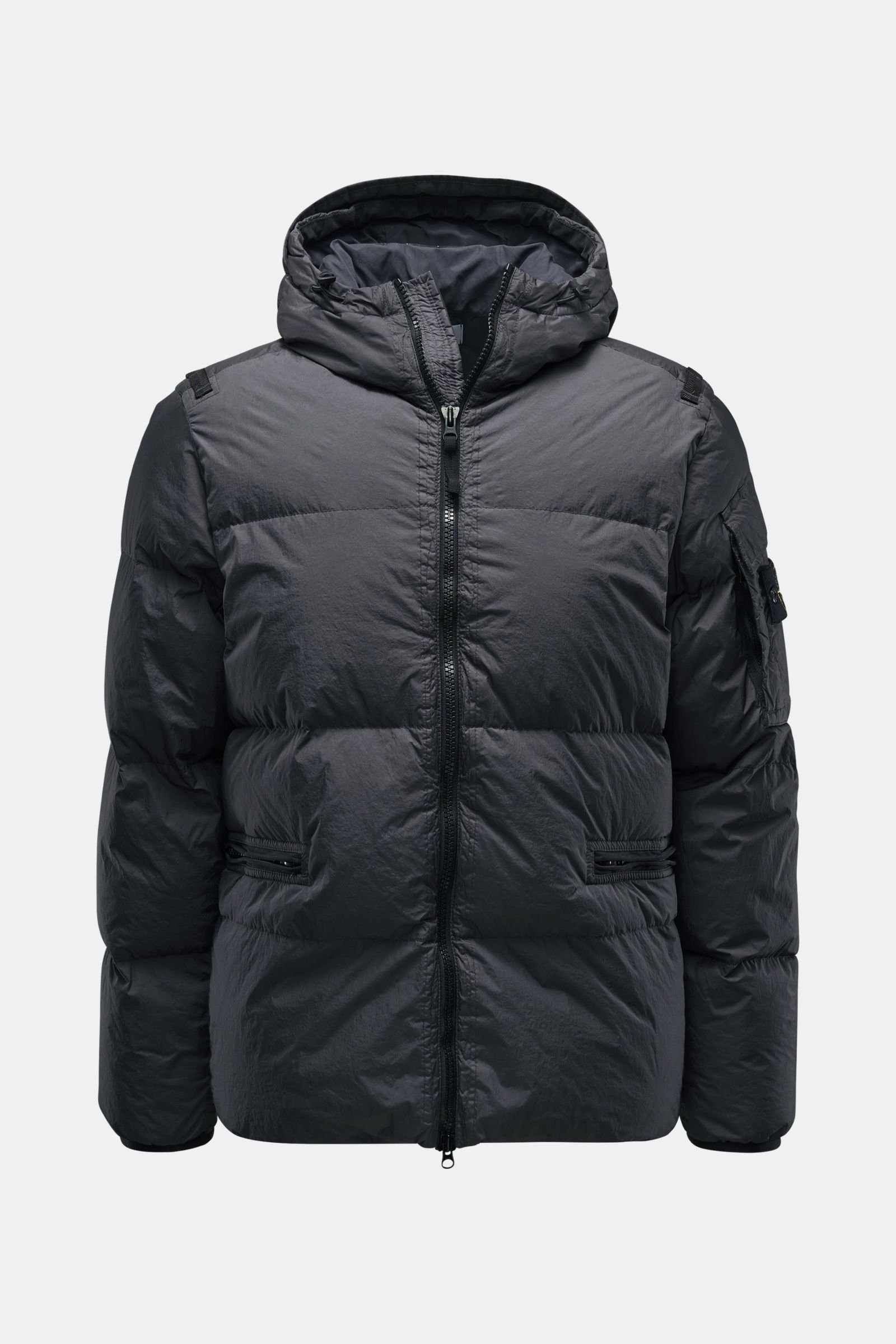 Down jacket 'Garment Dyed Crinkle Reps R-NY Down' anthracite