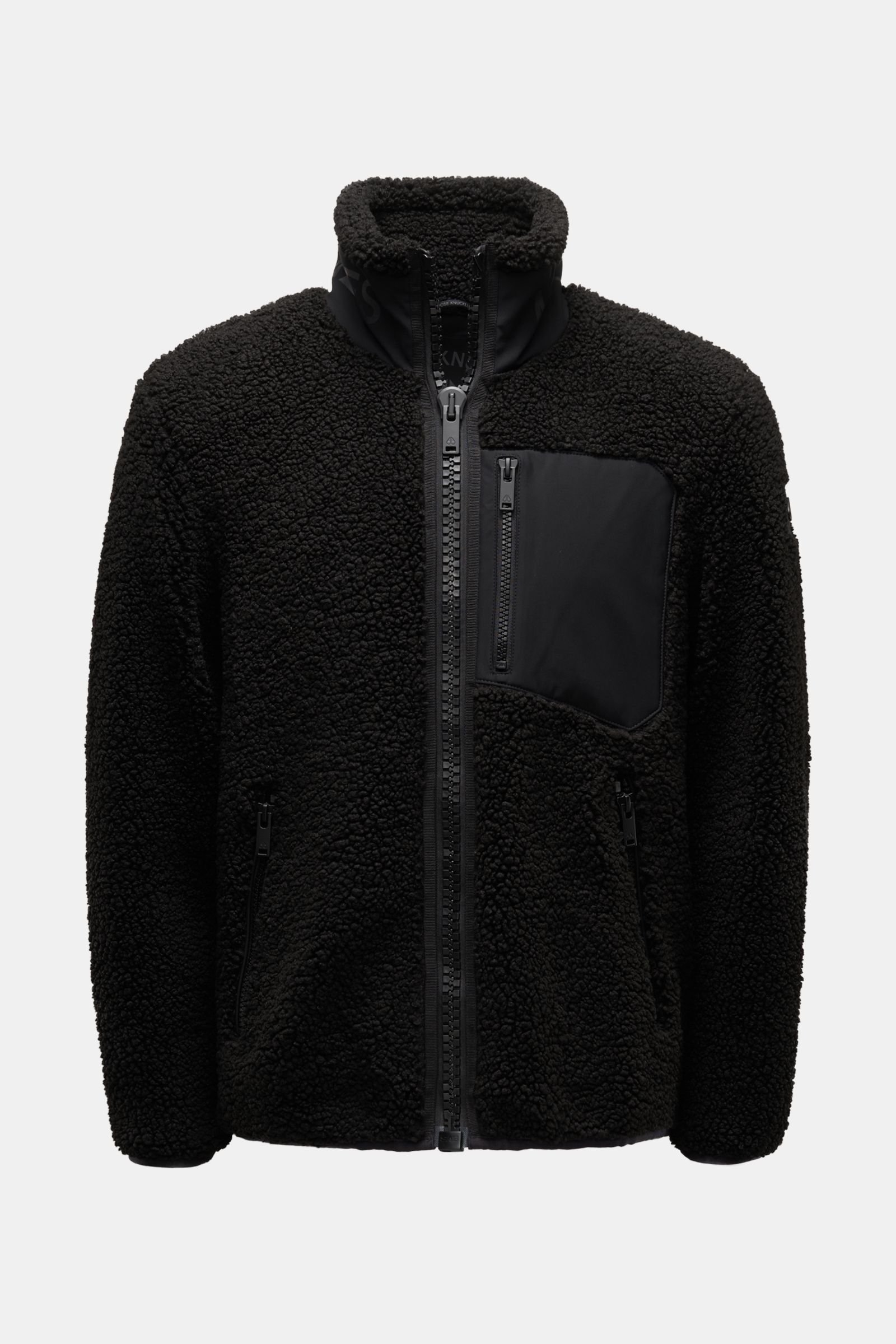 Fleece jacket 'Saglek Zip Up' black