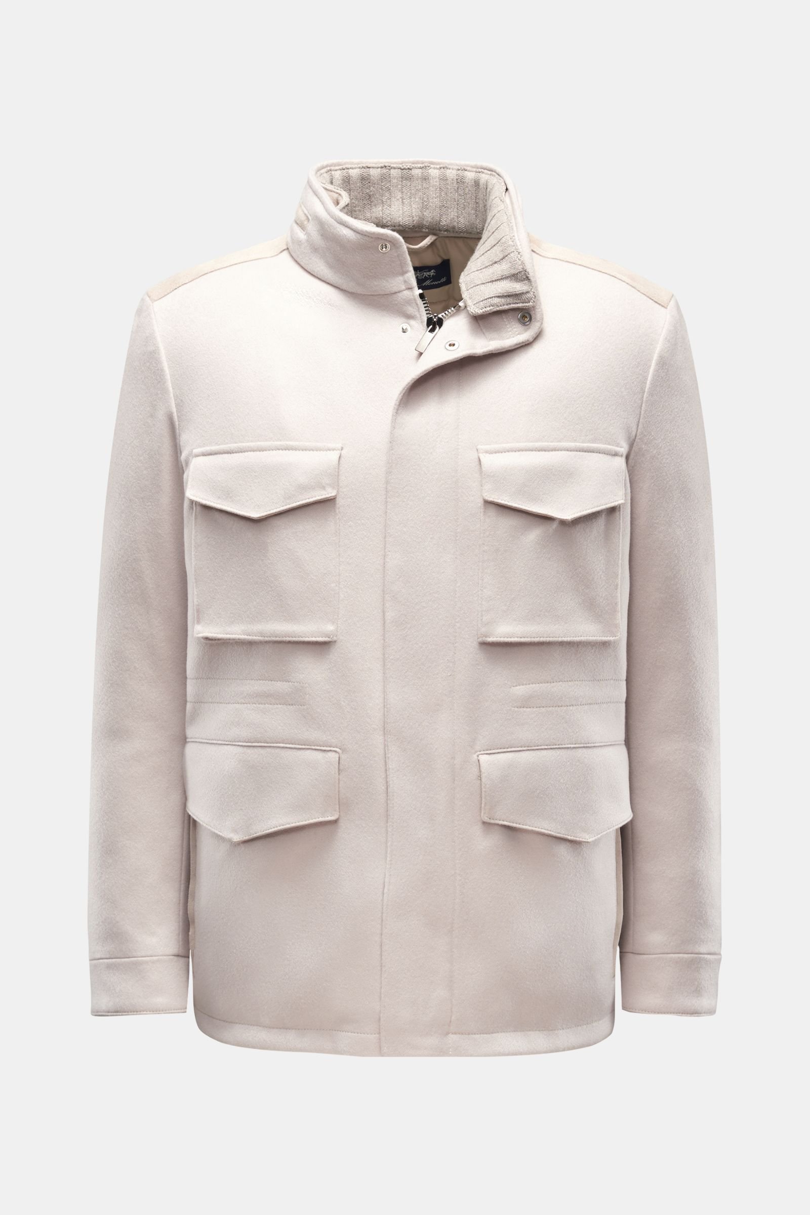 Cashmere down jacket 'Mauri' beige