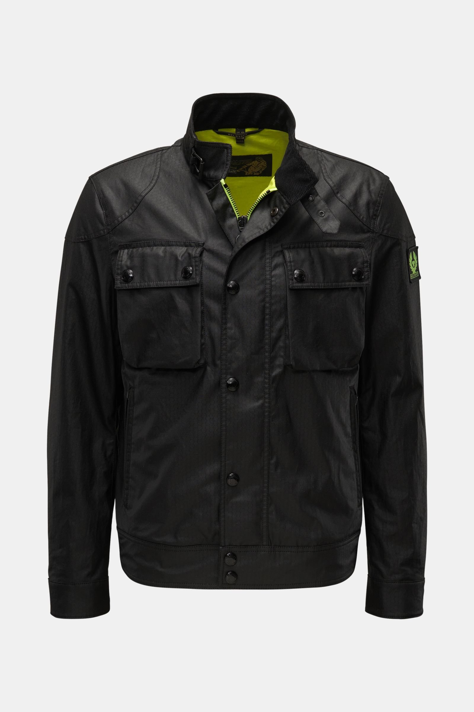 Waxed jacket 'Flash Racemaster' black