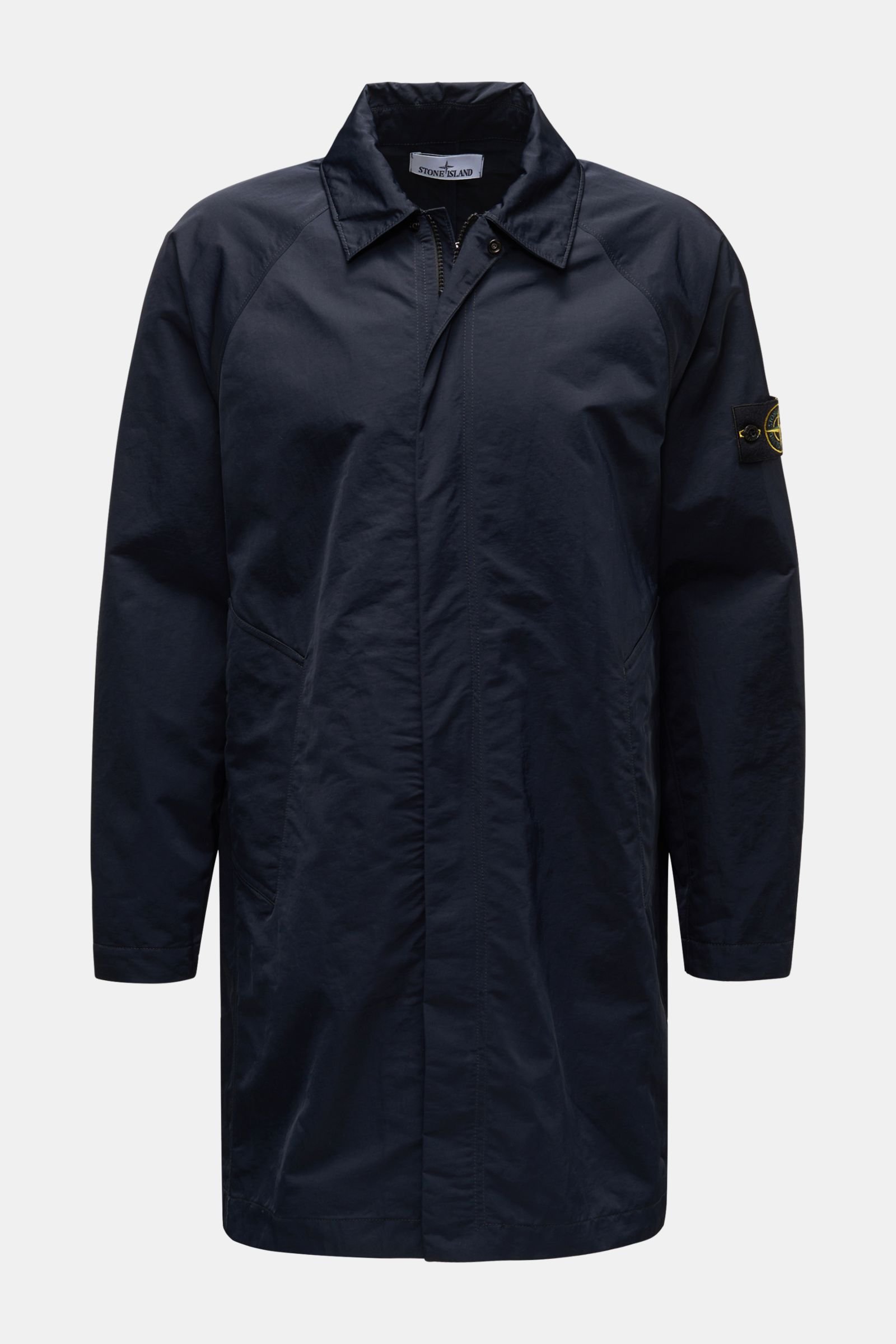Short coat 'Hyper Dense Nylon Raso' navy