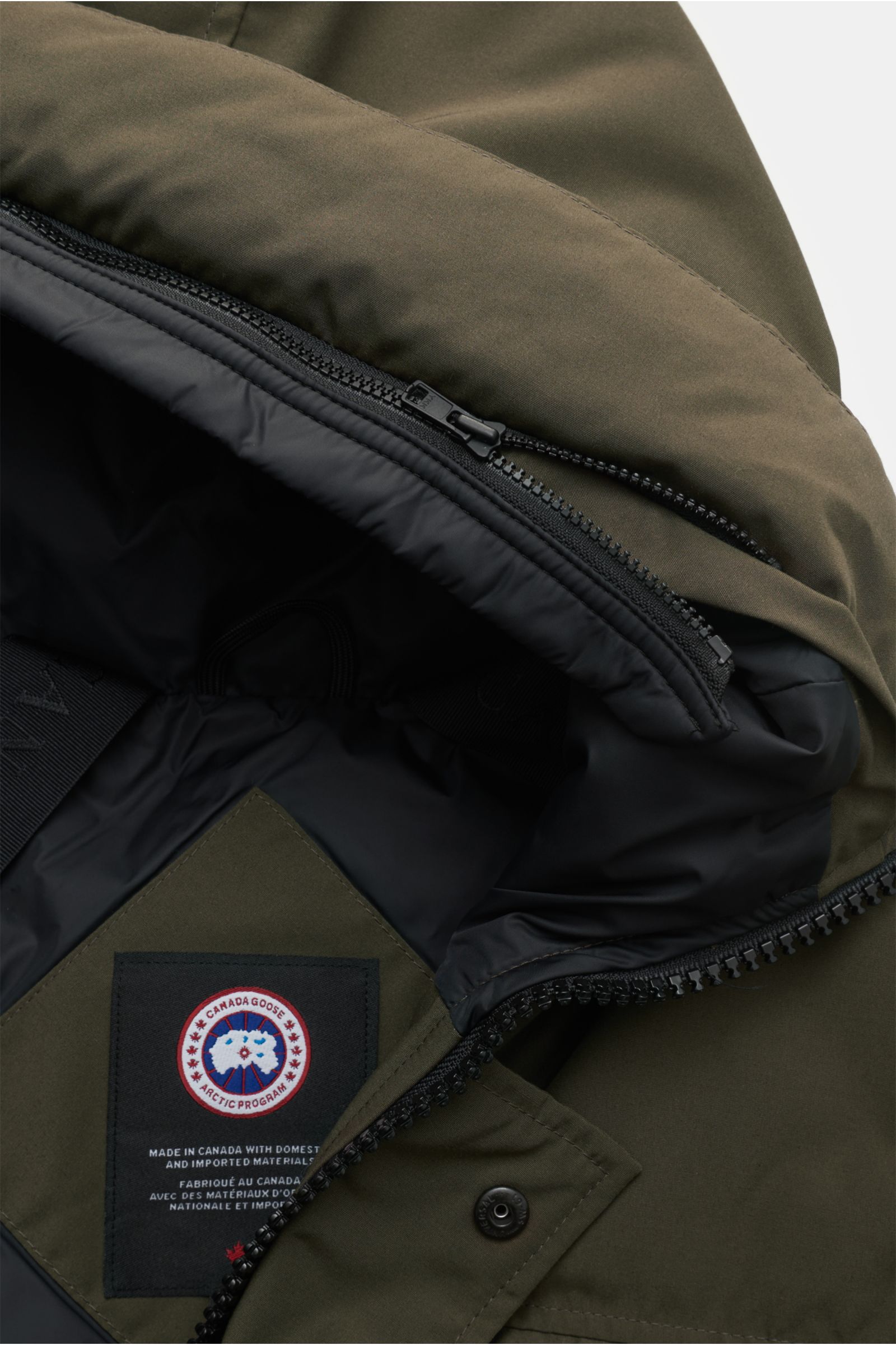 CANADA GOOSE down jacket 'Macmillan' olive BRAUN Hamburg