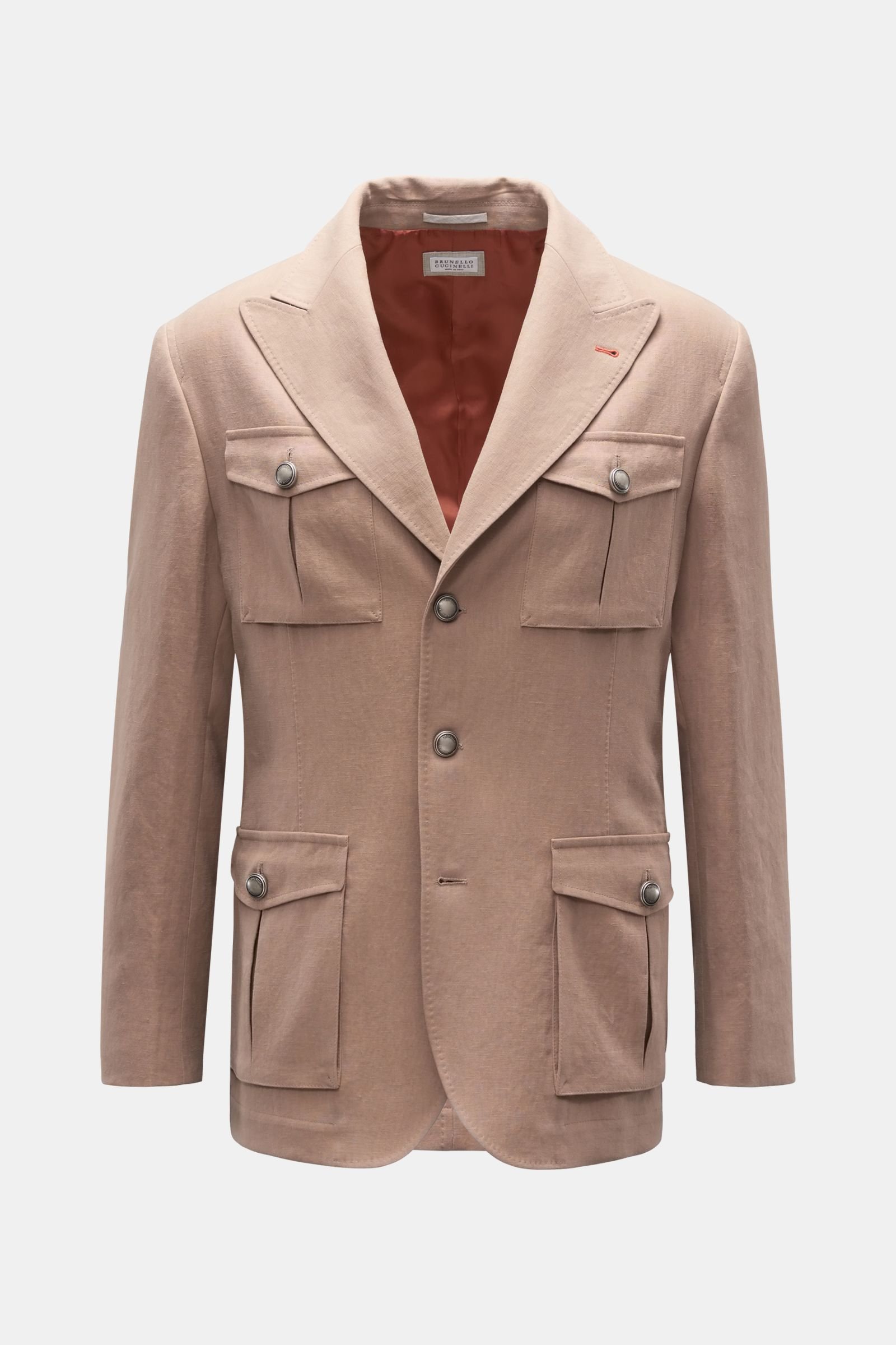 Linen jacket light brown