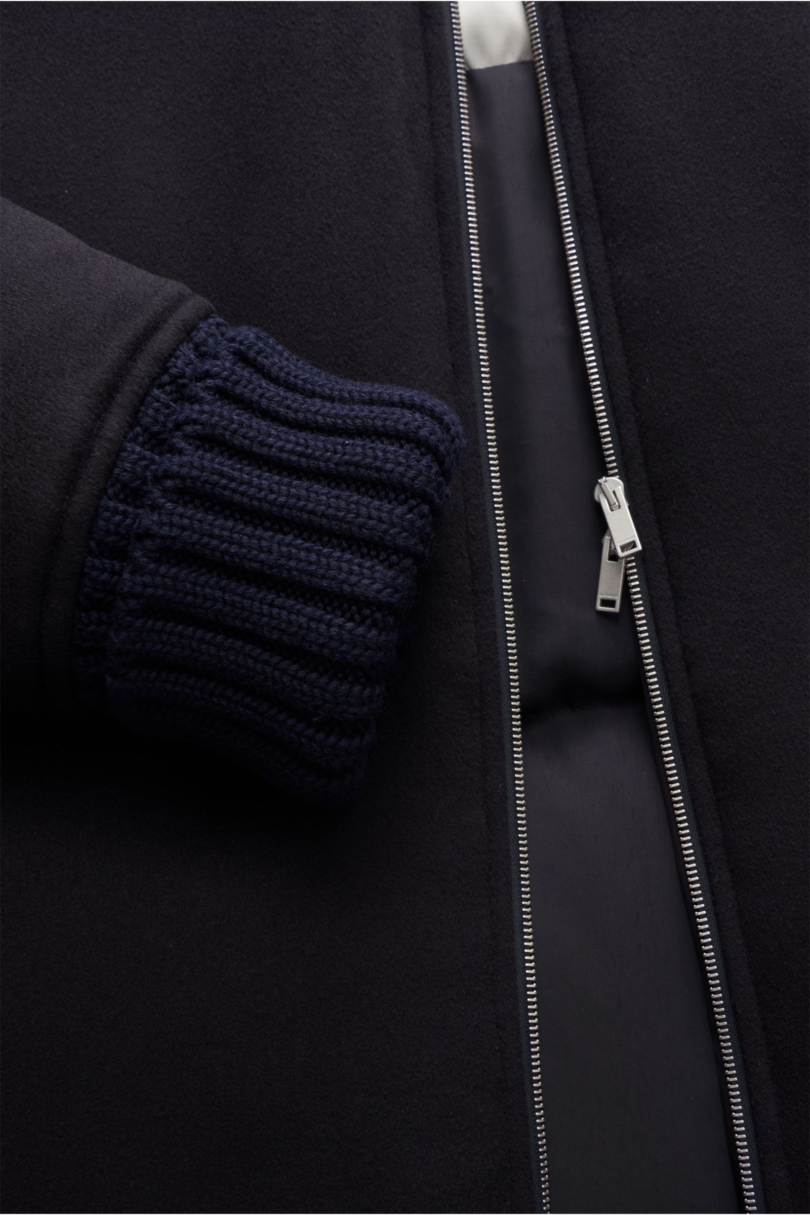 JIL SANDER cashmere down jacket dark navy BRAUN Hamburg
