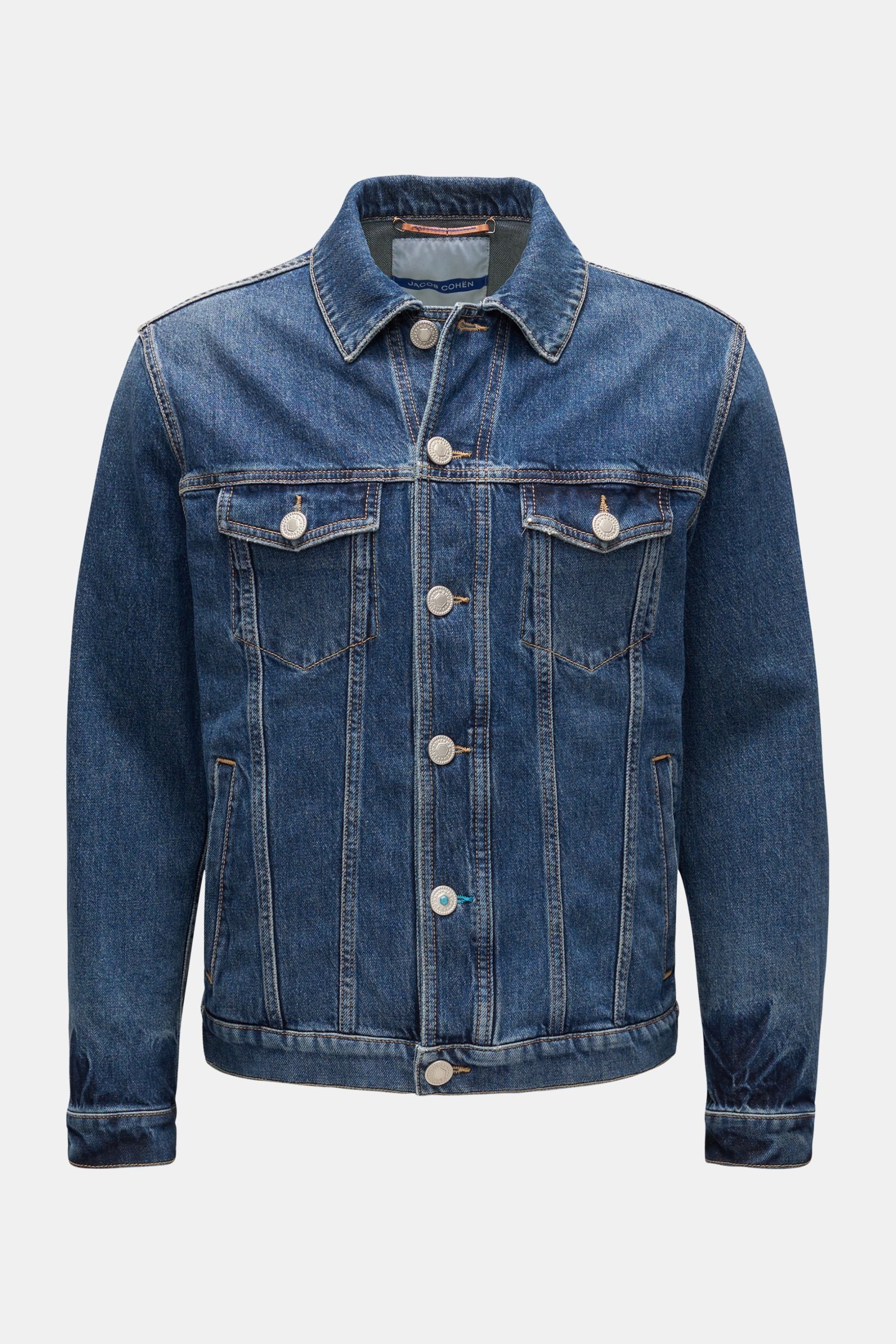 Denim jacket 'Trucker' grey-blue