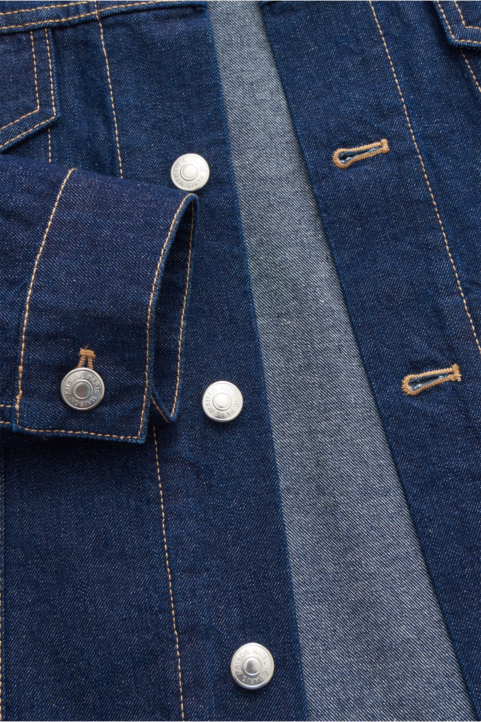 Maison Kitsuné Denim jacket 'Trucker' navy