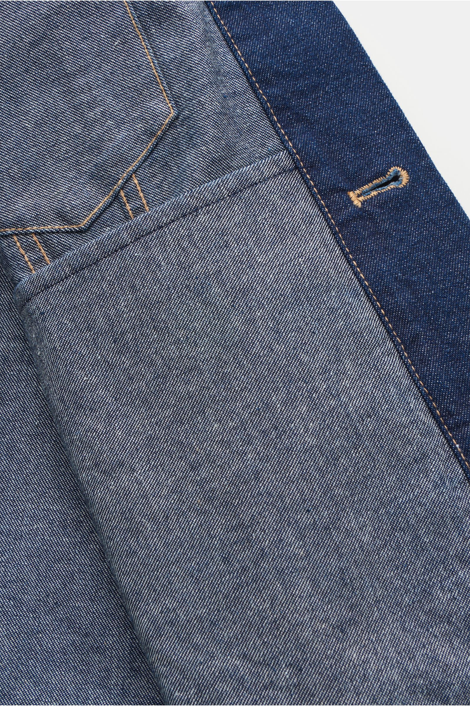 Maison Kitsuné Denim jacket 'Trucker' navy