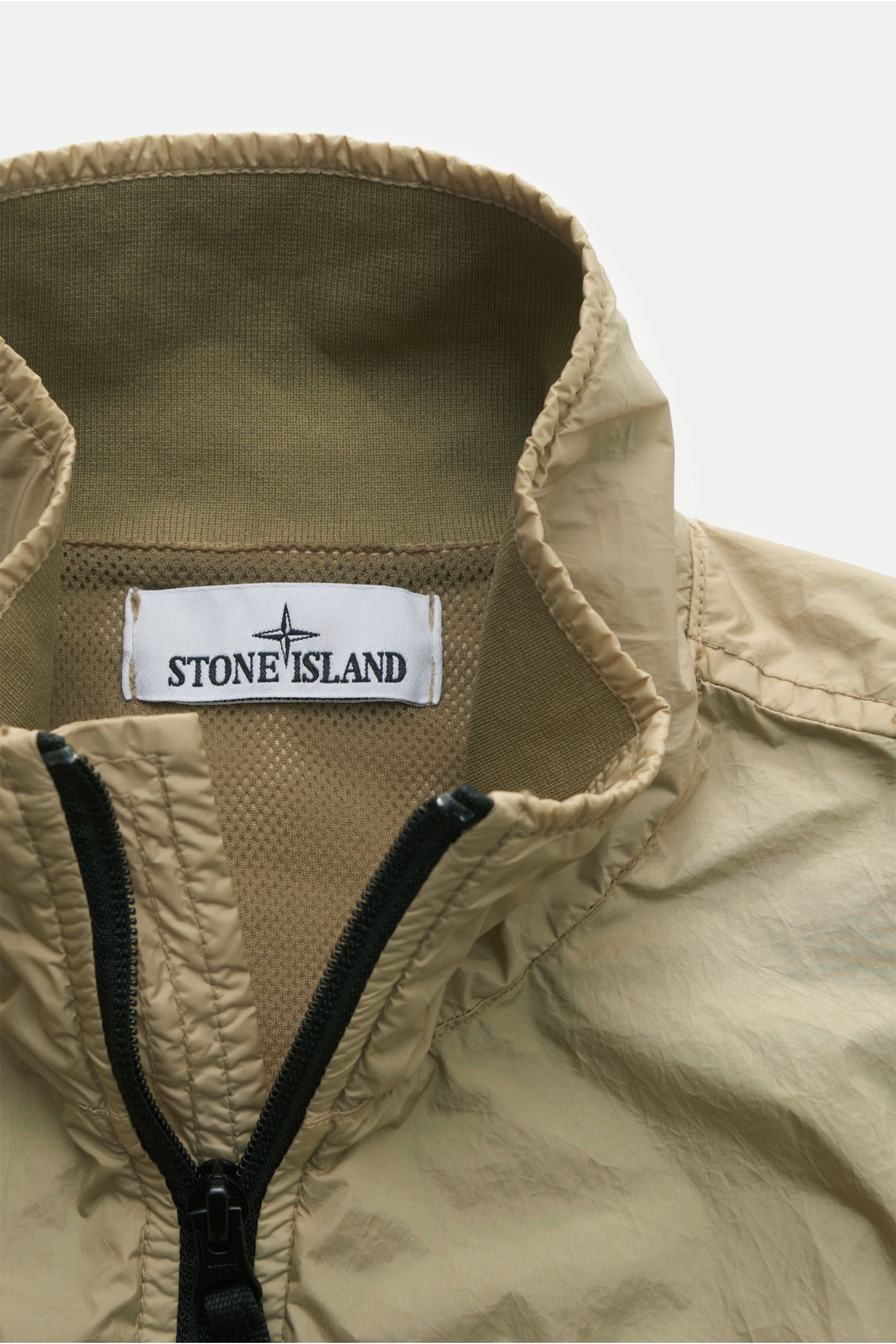 Bomber in Garment Dyed Crinkle Reps R-Ny