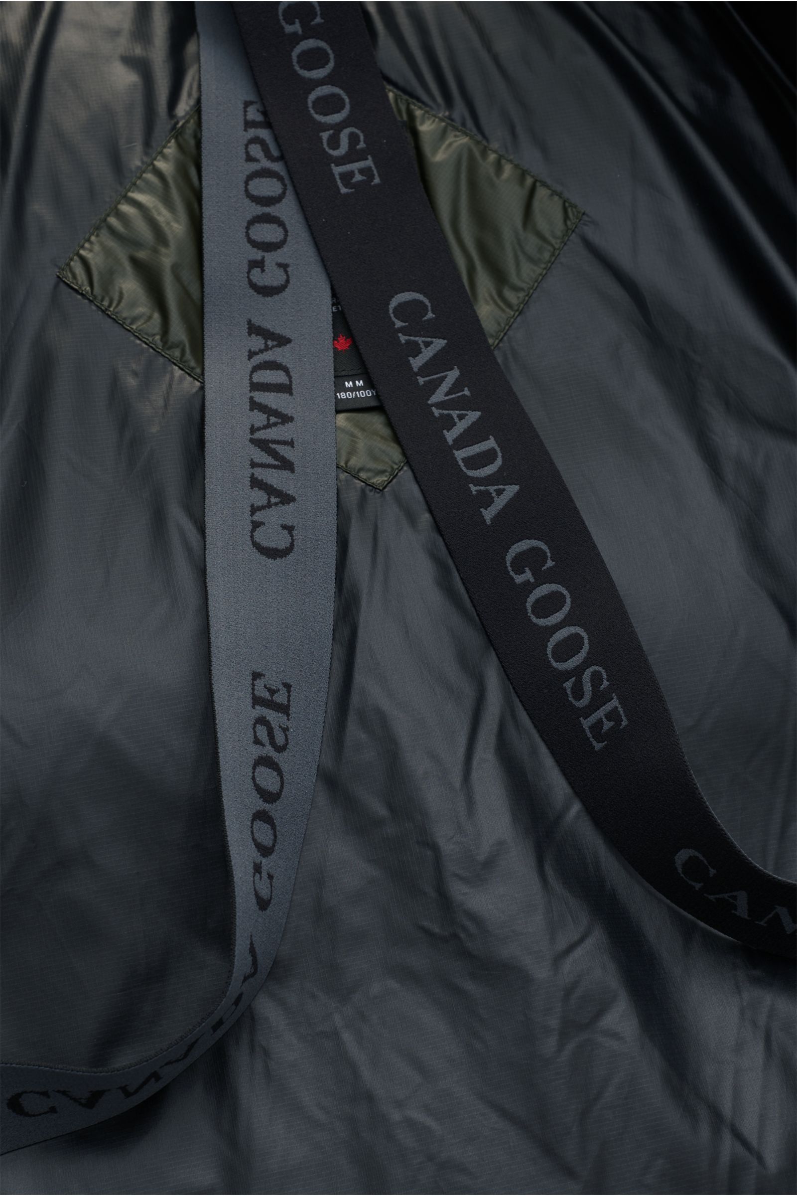 Casual Chocolate Hooded Oversized Drawstring Thick Canada Goose Jacket Batwing Sleeve main image 1