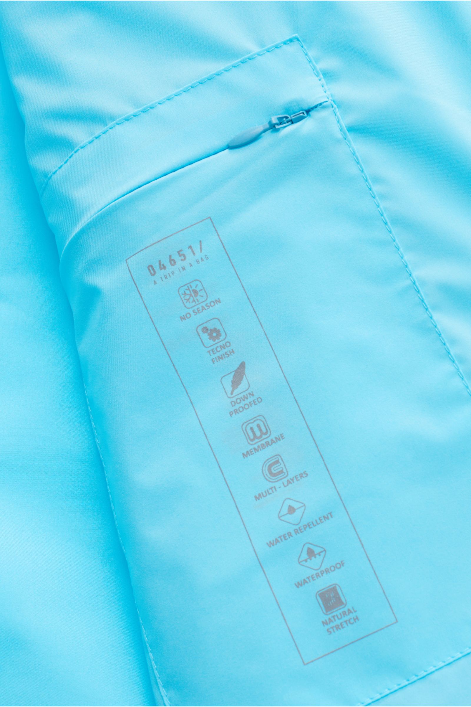 04651/ A trip in a bag Blouson 'Breeze Breaker' türkis