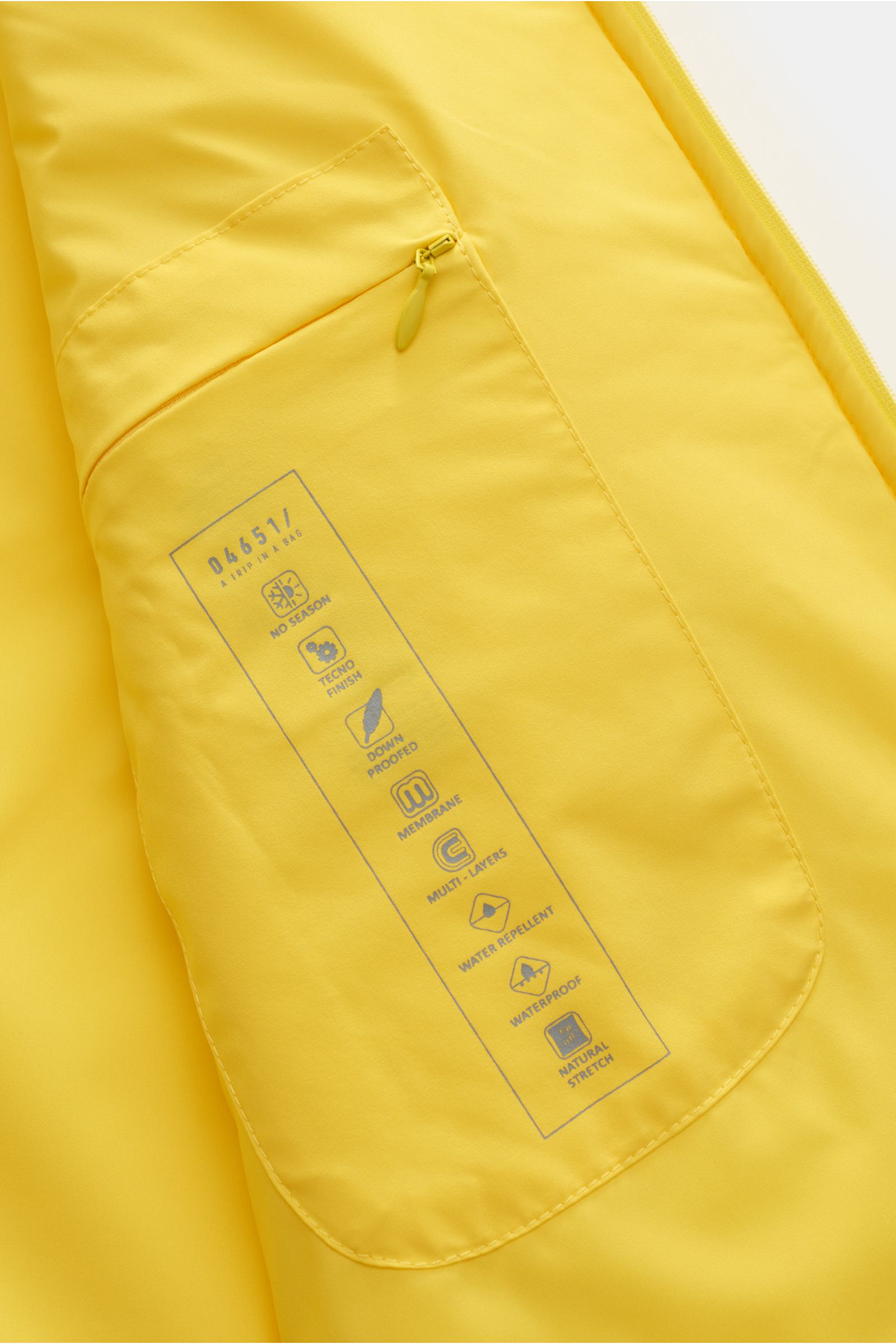 04651/ A TRIP IN A BAG blouson 'Breeze Breaker' yellow | BRAUN Hamburg