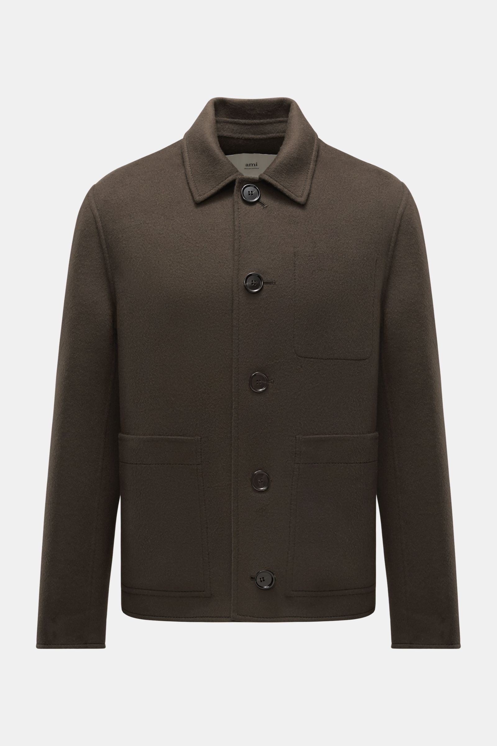 Wolljacke khaki