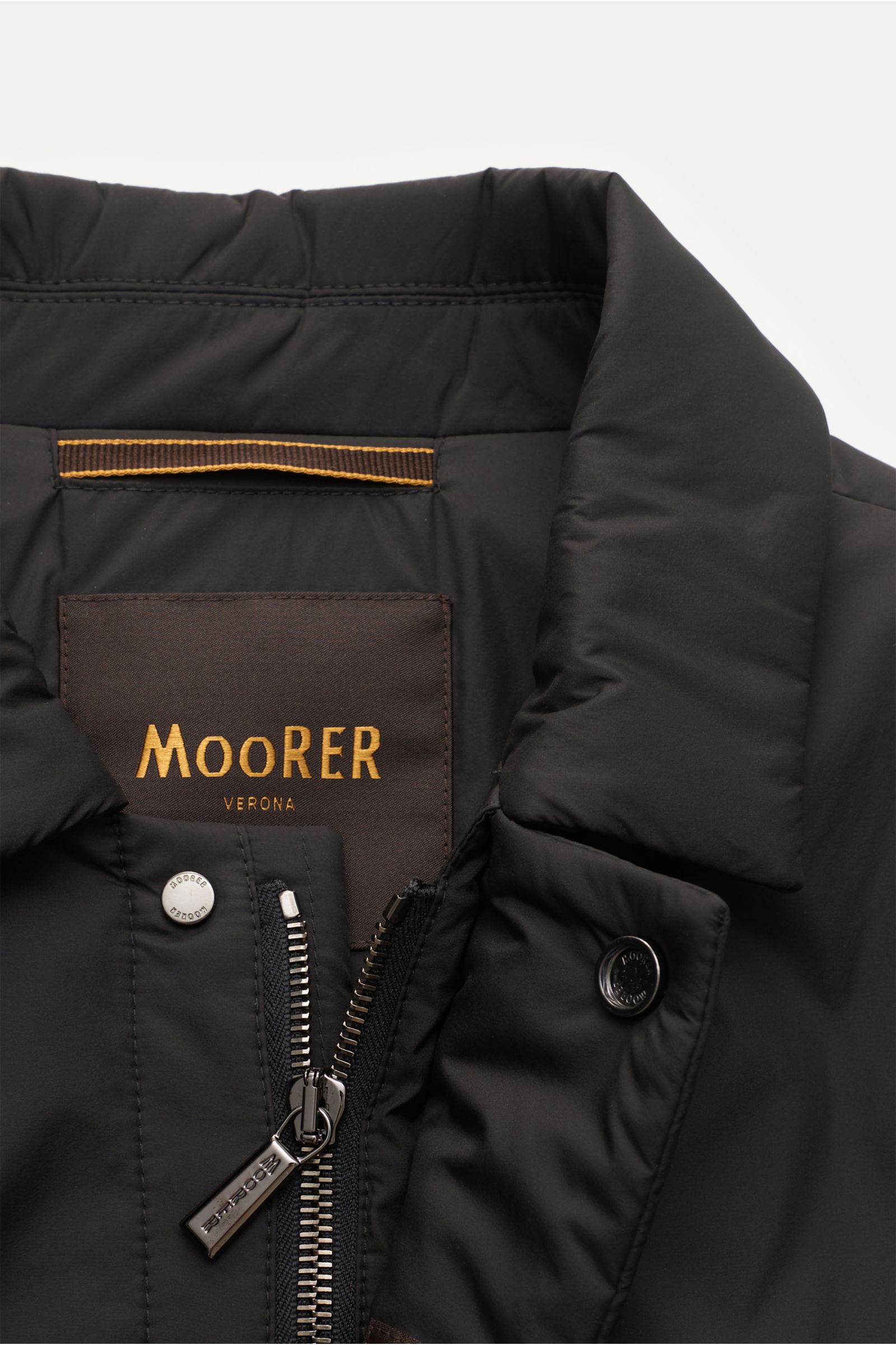 Moorer Daunen-Kurzmantel 'Dante' schwarz