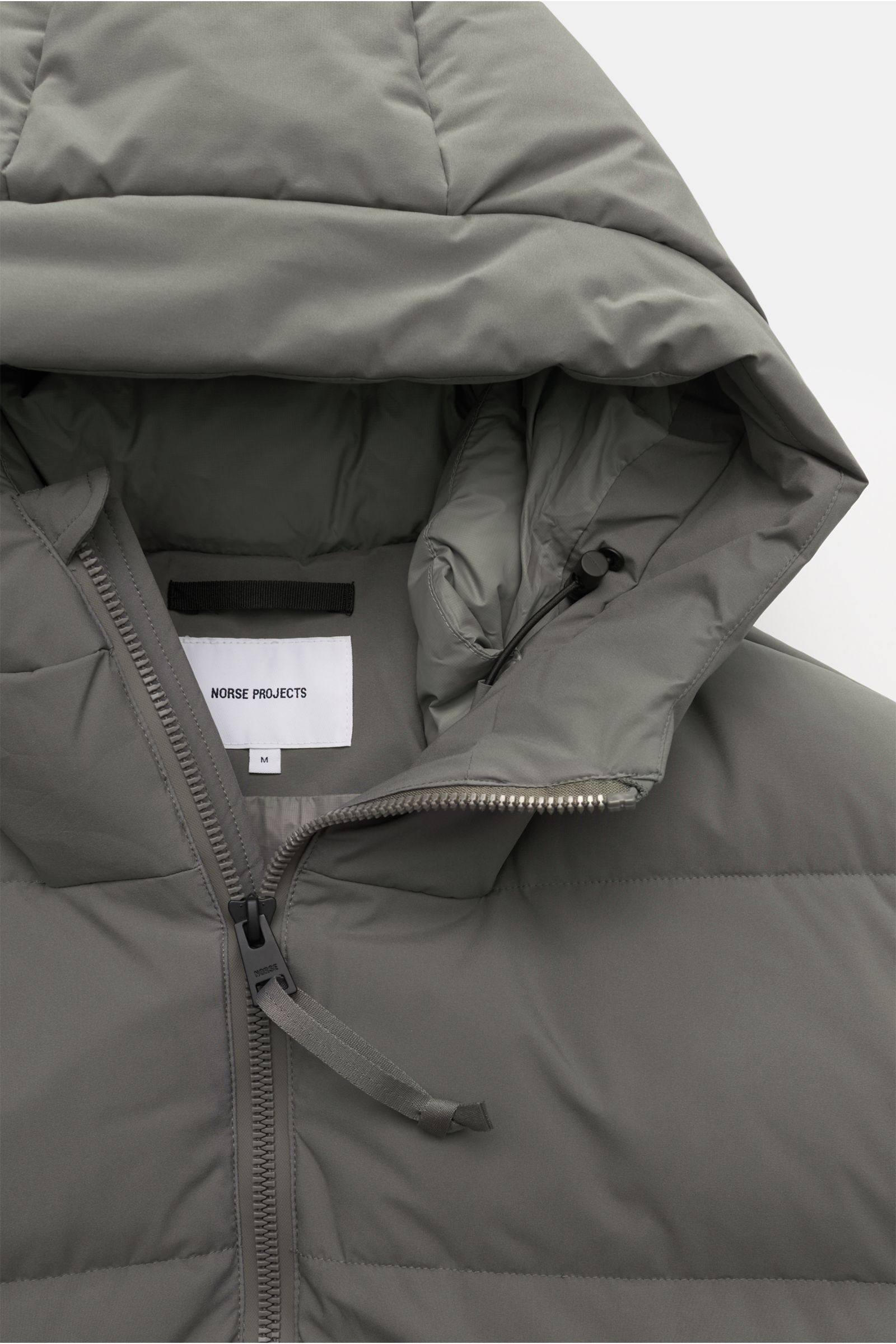 Norse Projects Down jacket 'Asger' grey-green