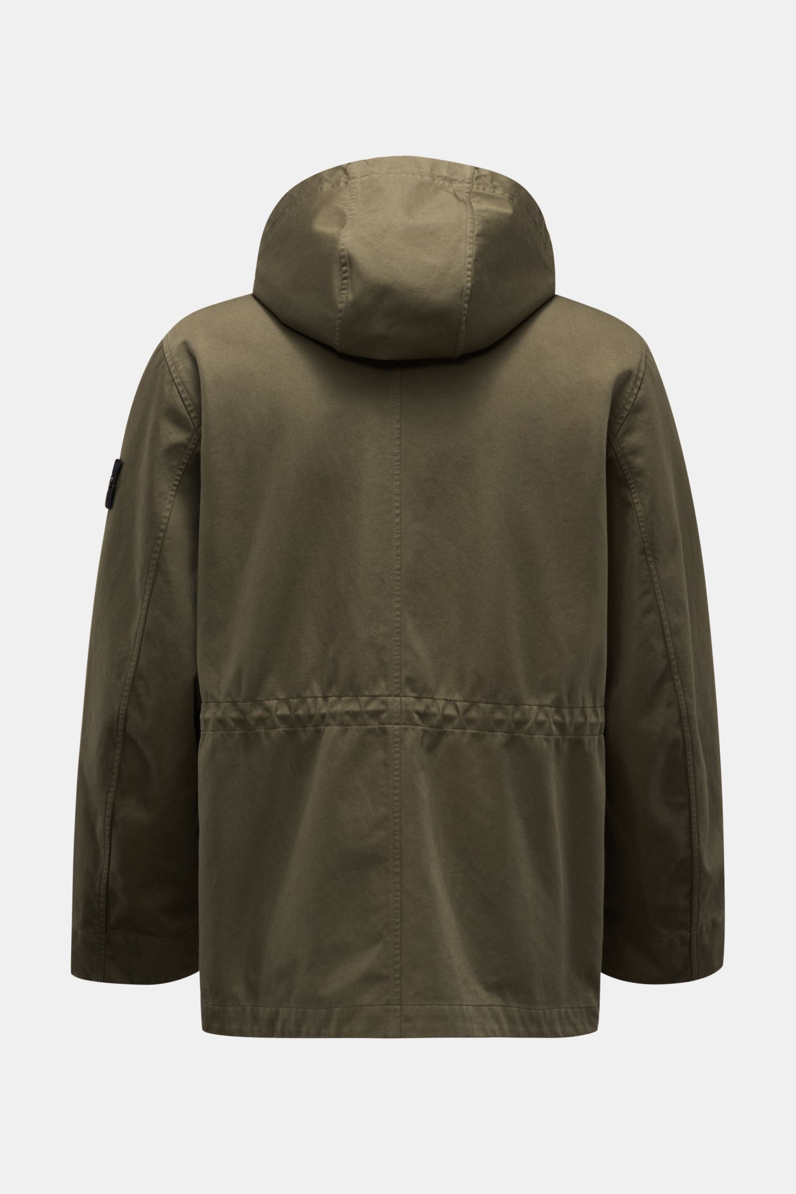 Stone Island Jacket 'Raso Gommato 3L' olive