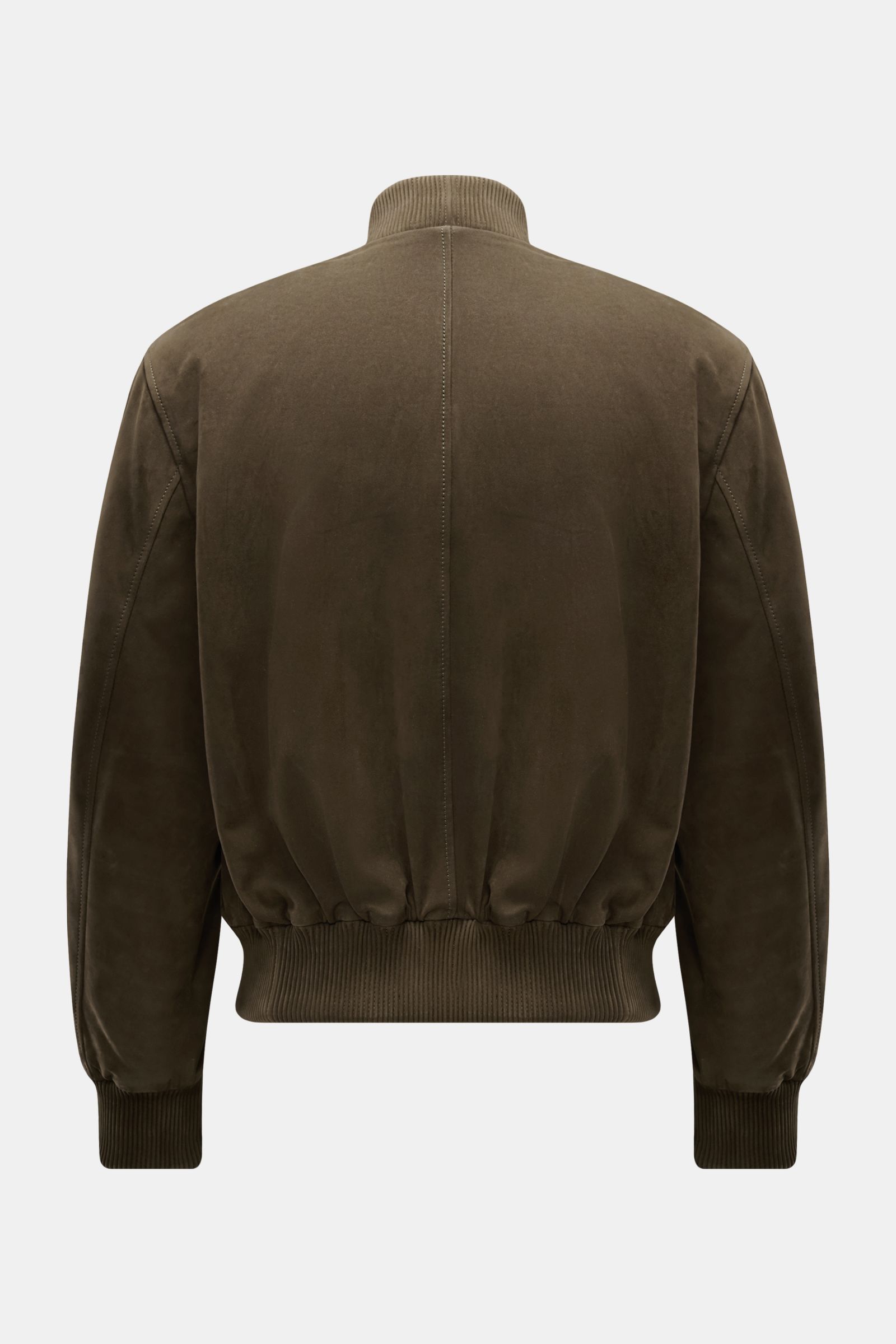 AMI PARIS suede blouson khaki | BRAUN Hamburg