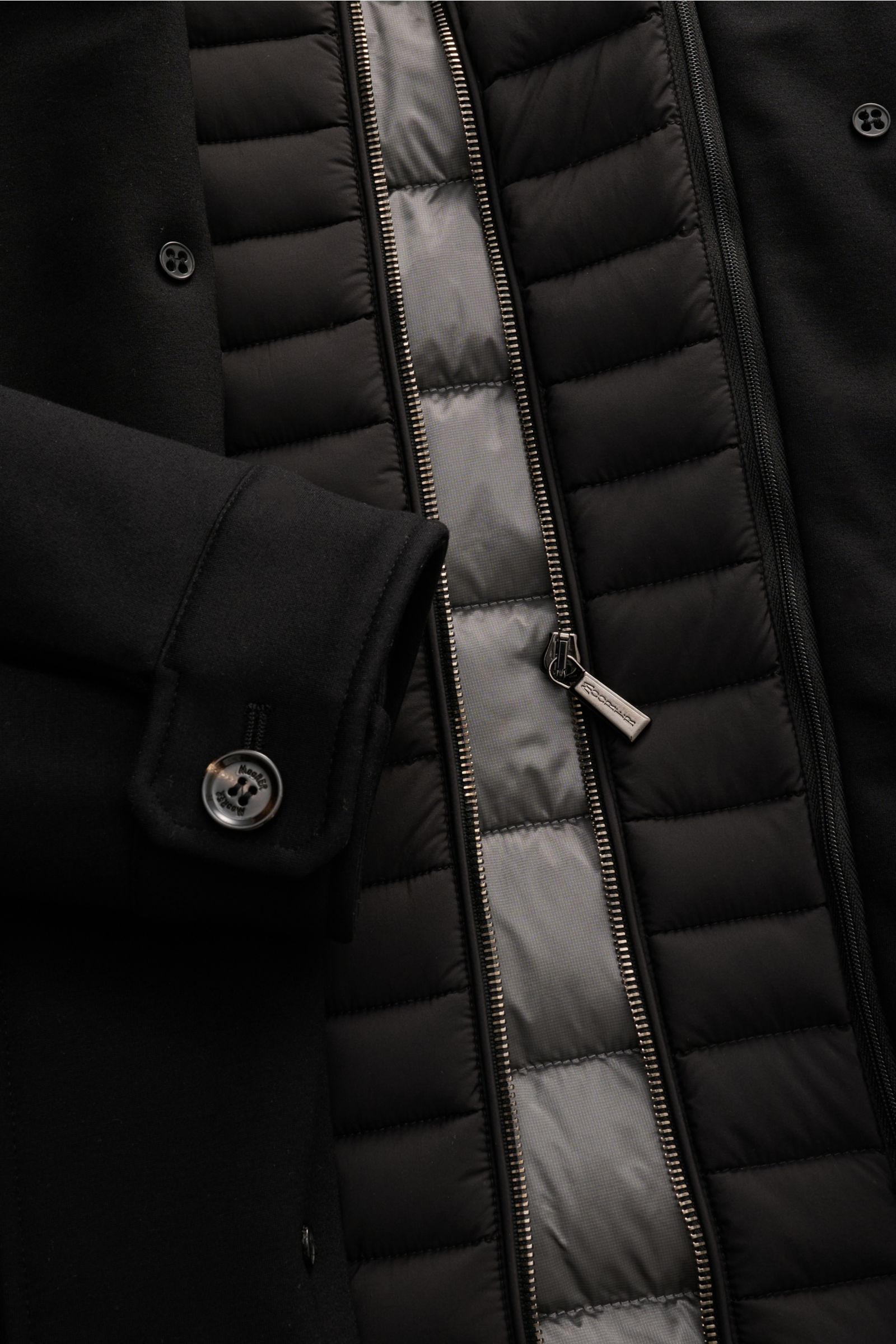 Moorer Daunenjacke 'Bas' schwarz