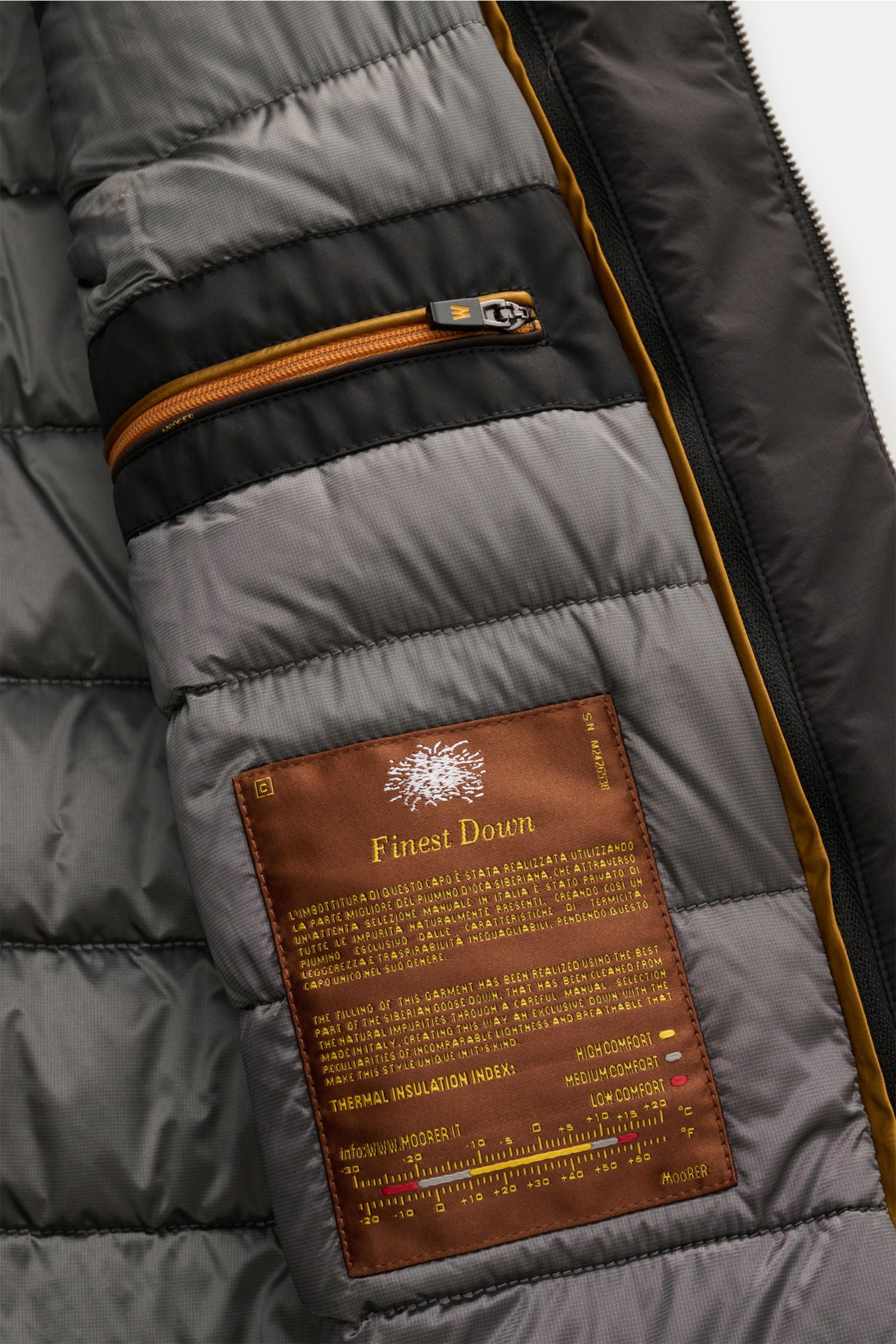 Moorer Daunenjacke 'Bas' schwarz