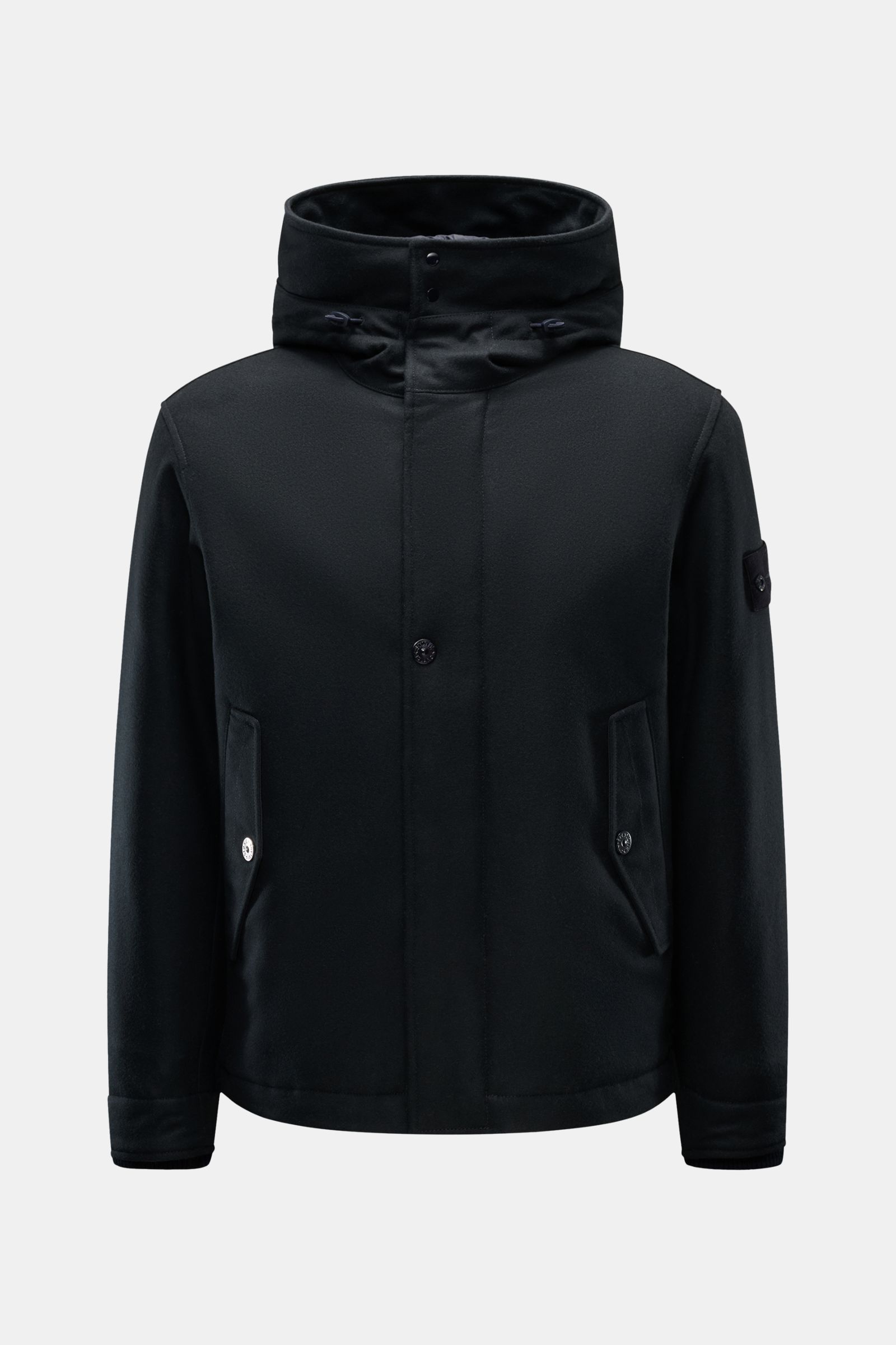 Stone Island Jacke 'Wool Nylon Flannel Ghost Piece' navy