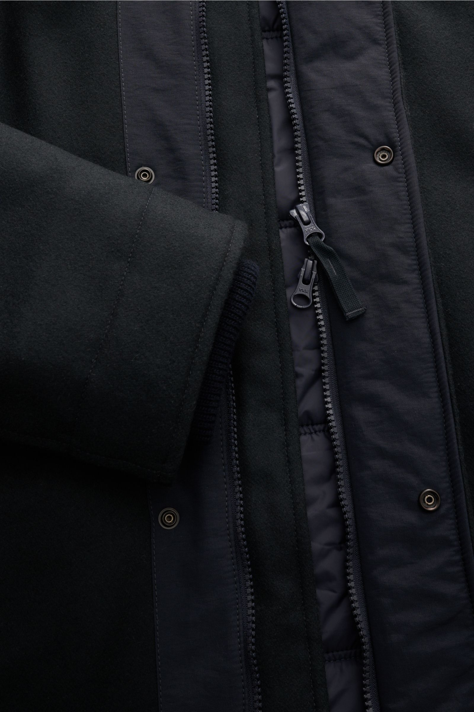 Stone Island Jacke 'Wool Nylon Flannel Ghost Piece' navy