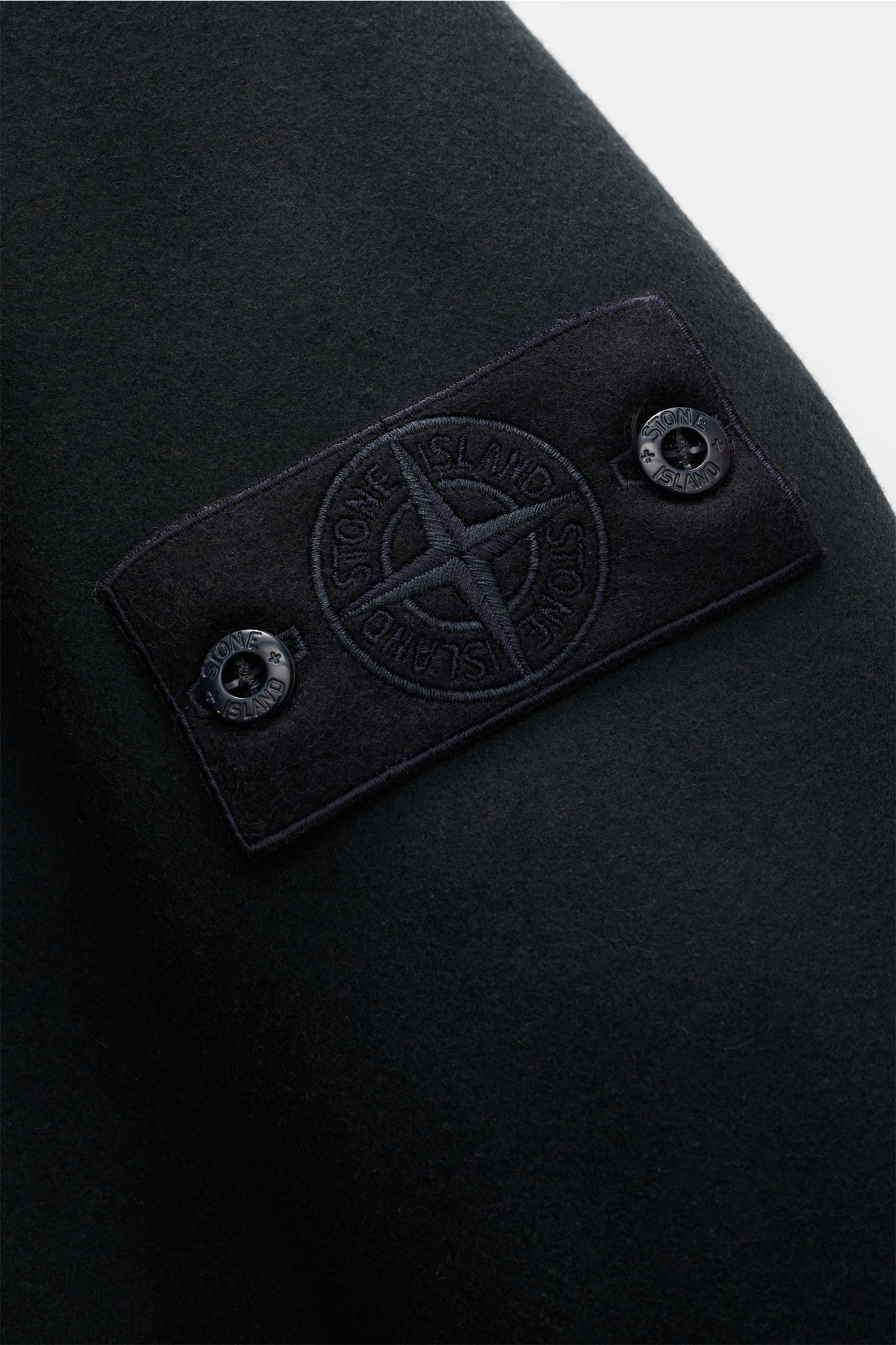 Stone Island Jacke 'Wool Nylon Flannel Ghost Piece' navy