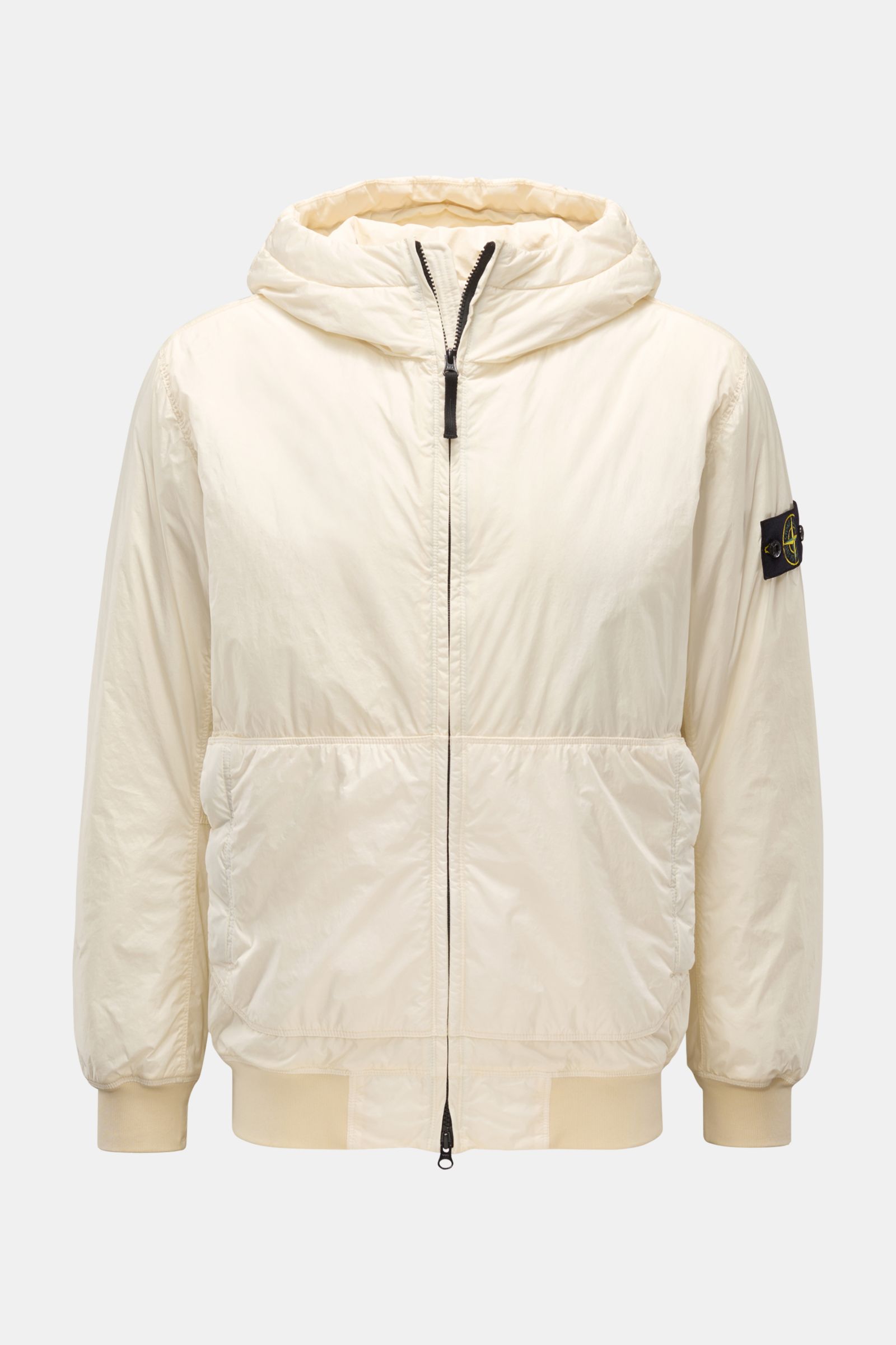 STONE ISLAND Blouson 'Garment Dyed Crinkle Reps NY' creme