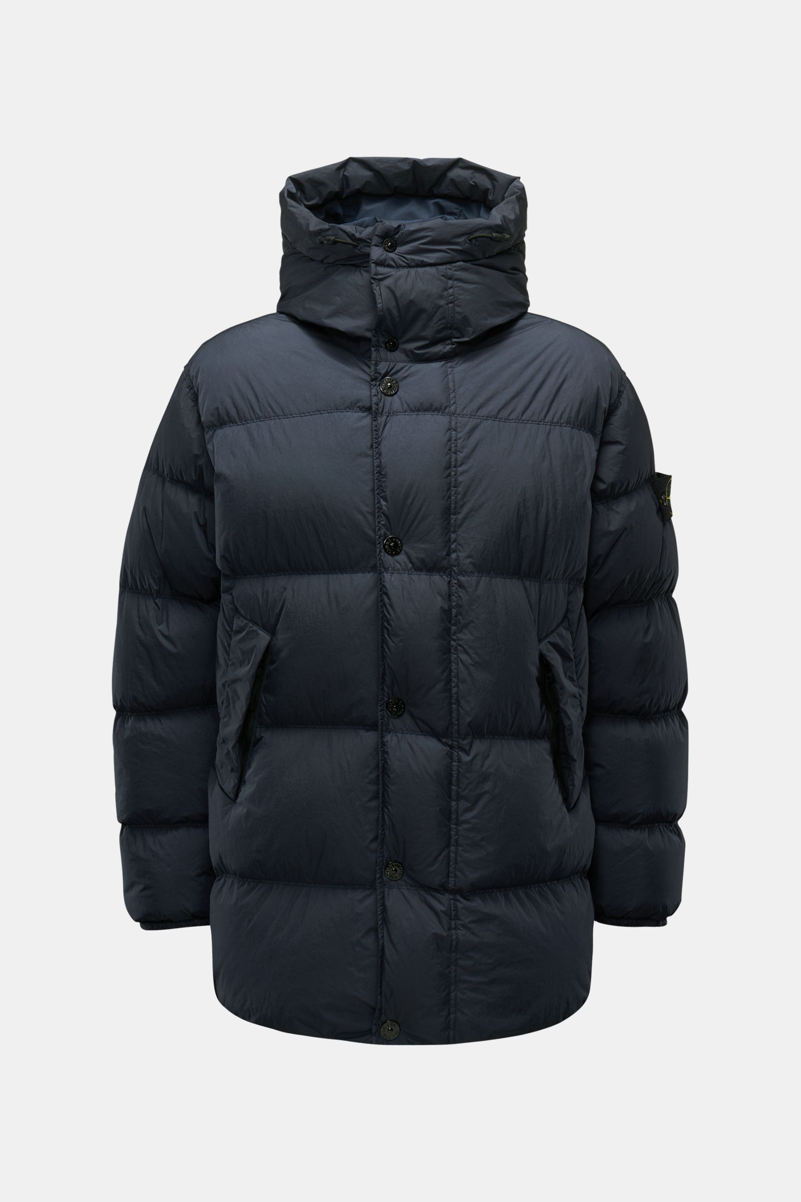Stone Island Daunenjacke 'Garment Dyed Crinkle Reps NY' navy