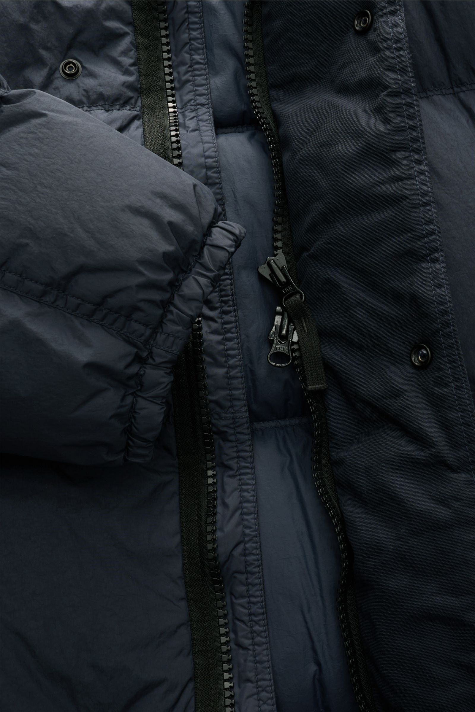 Stone Island Daunenjacke 'Garment Dyed Crinkle Reps NY' navy