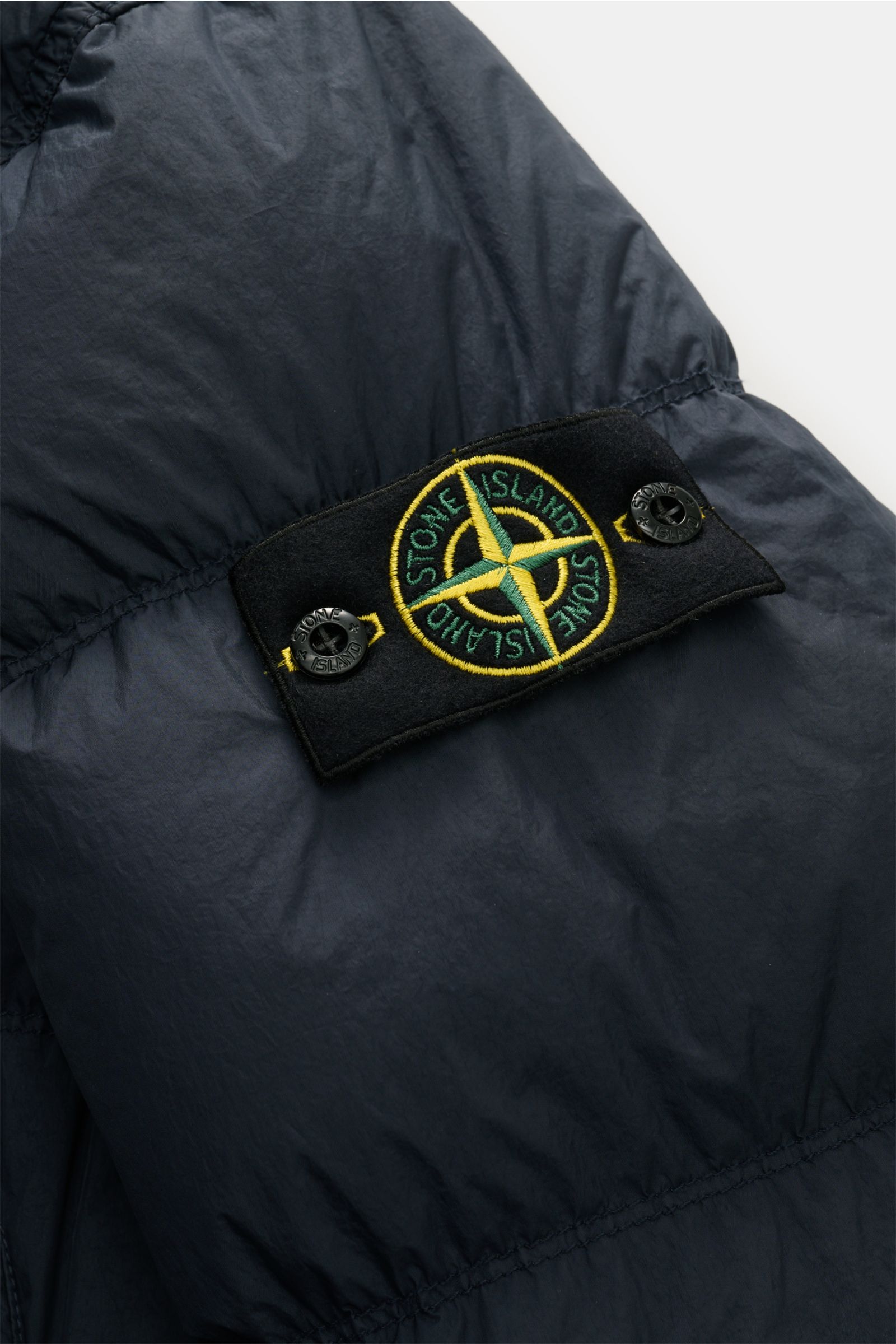 Stone Island Daunenjacke 'Garment Dyed Crinkle Reps NY' navy