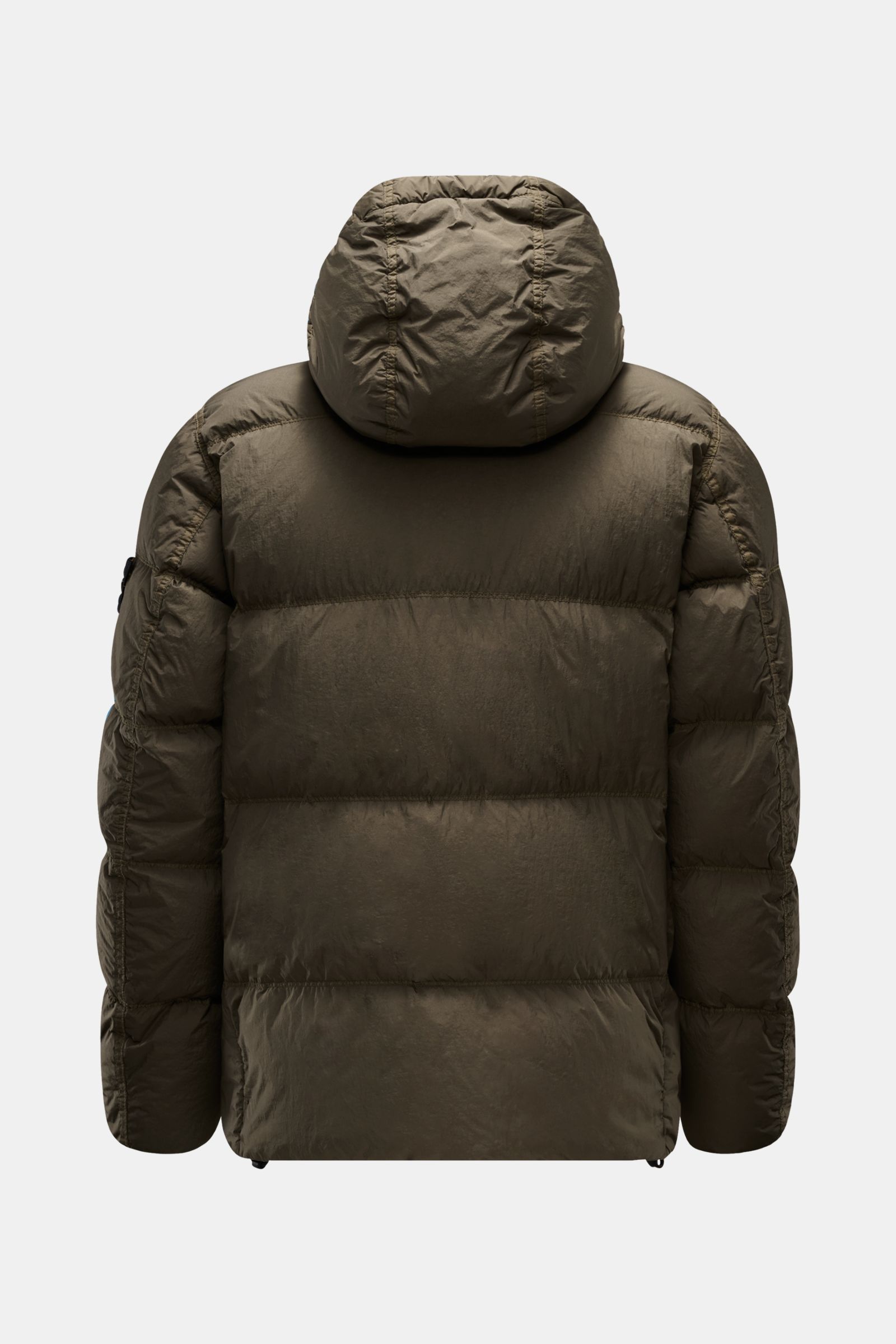 STONE ISLAND down jacket 'Garment Dyed Crinkle Reps NY' olive