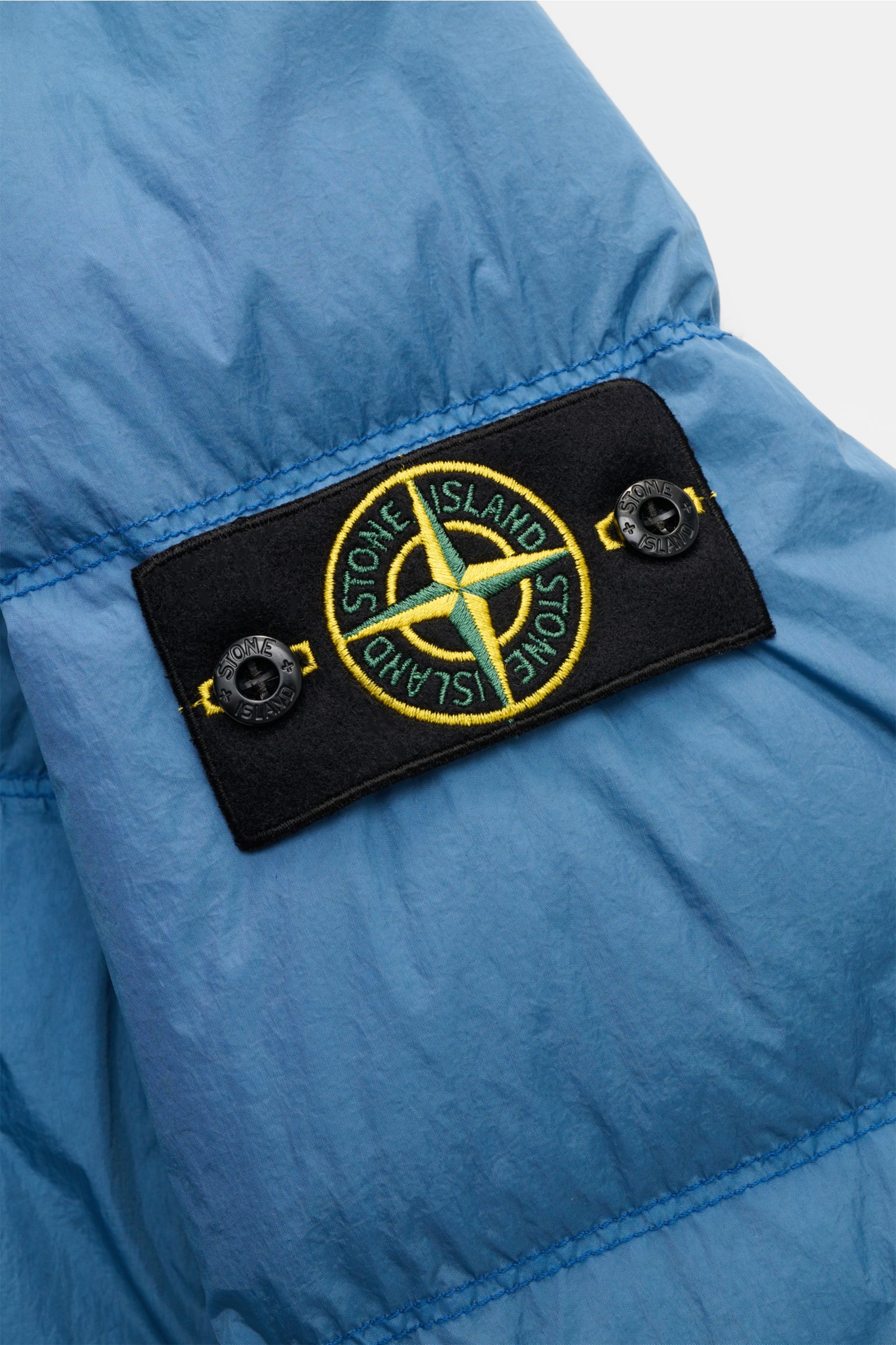 STONE ISLAND down jacket 'Garment Dyed Crinkle Reps NY' smoky blue