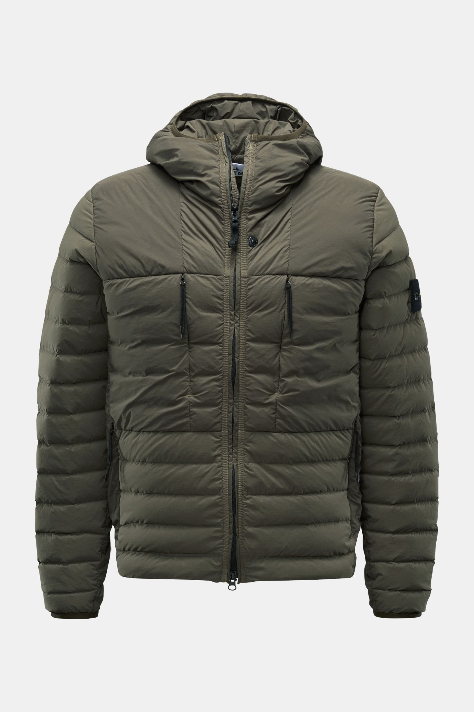 Stone Island Daunenjacke 'Seamless Tunnel Nylon Down-TC' oliv