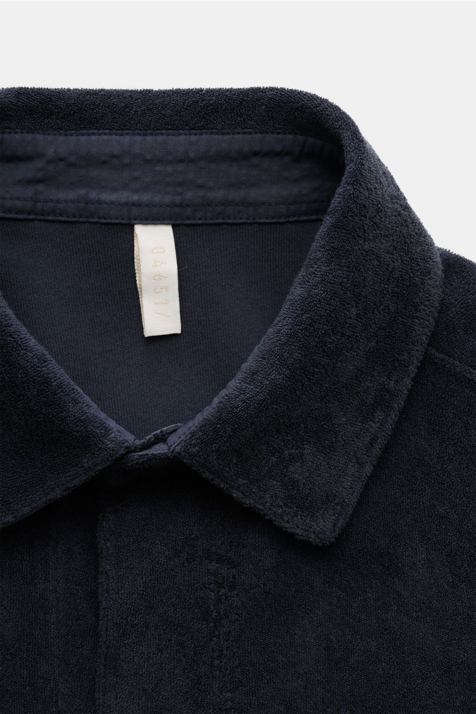 04651/ A trip in a bag Frottee-Overshirt 'Terry Jacket' navy