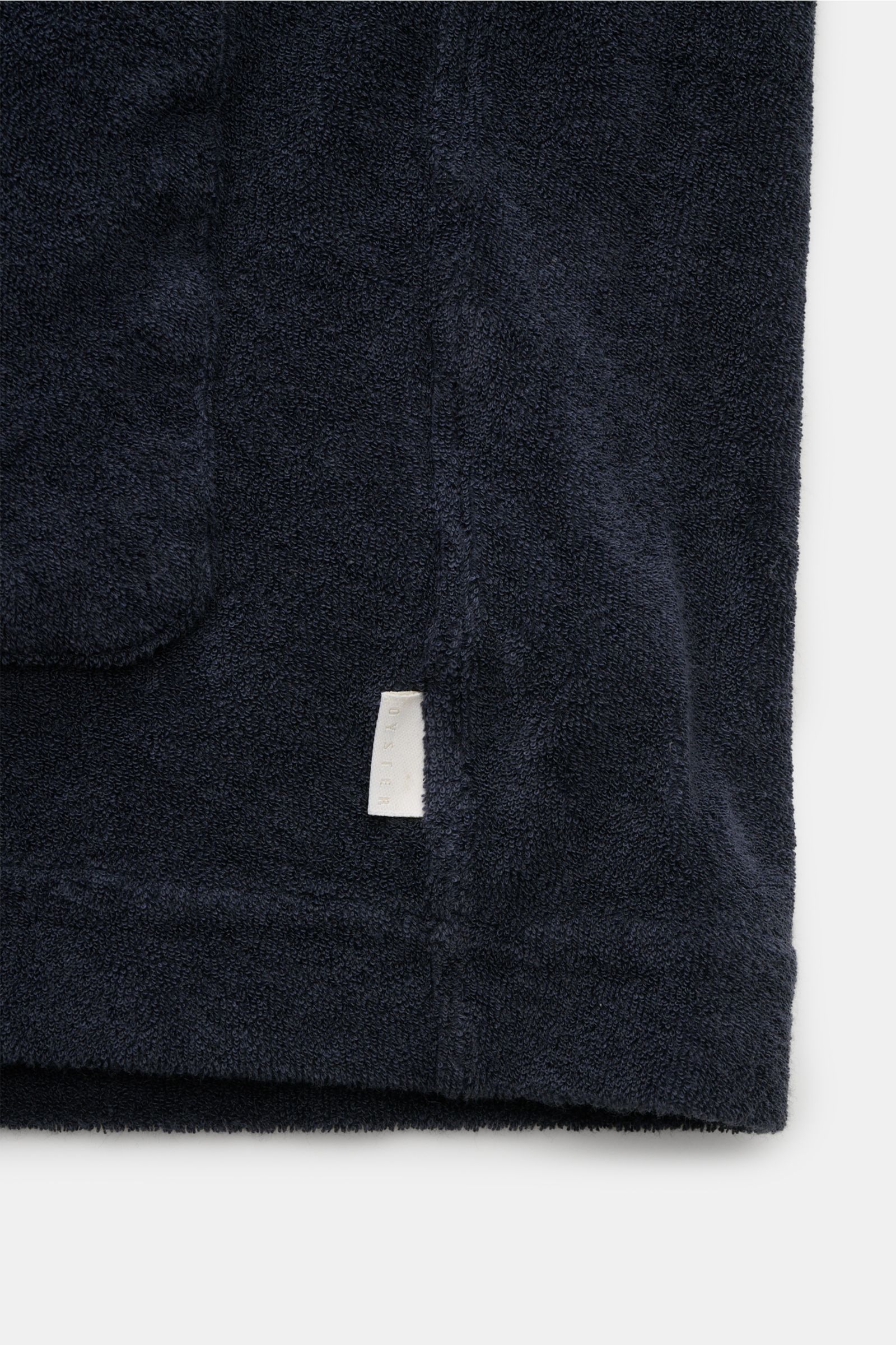 04651/ A trip in a bag Frottee-Overshirt 'Terry Jacket' navy