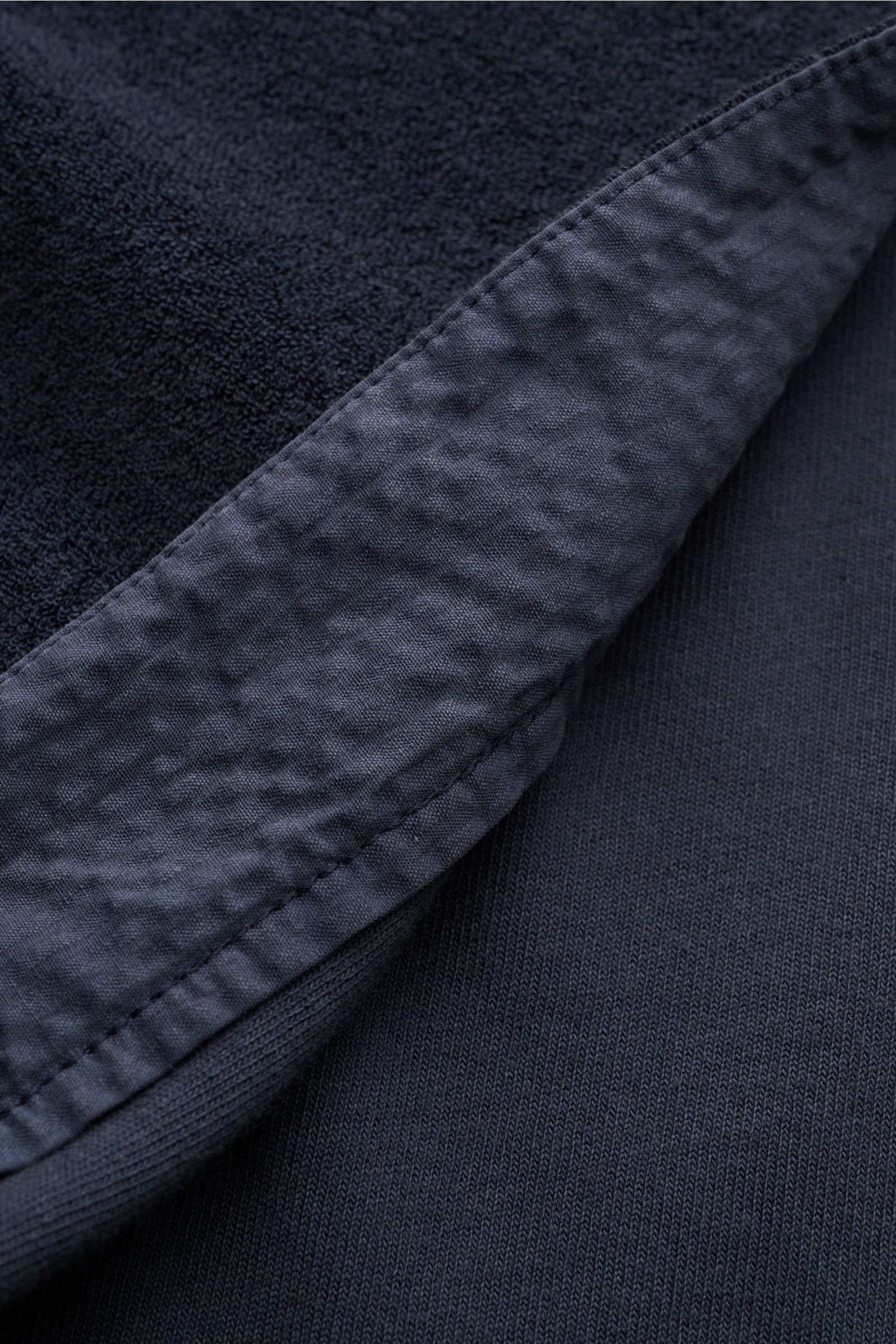 04651/ A trip in a bag Frottee-Overshirt 'Terry Jacket' navy