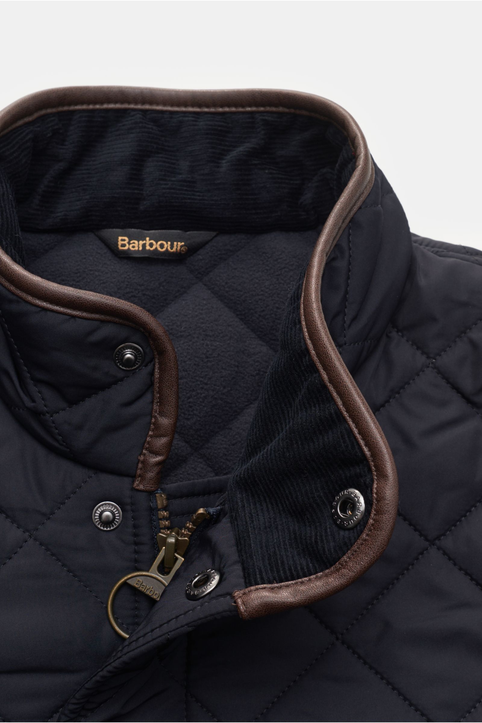 Barbour Steppjacke 'Powell Quilt' dark navy