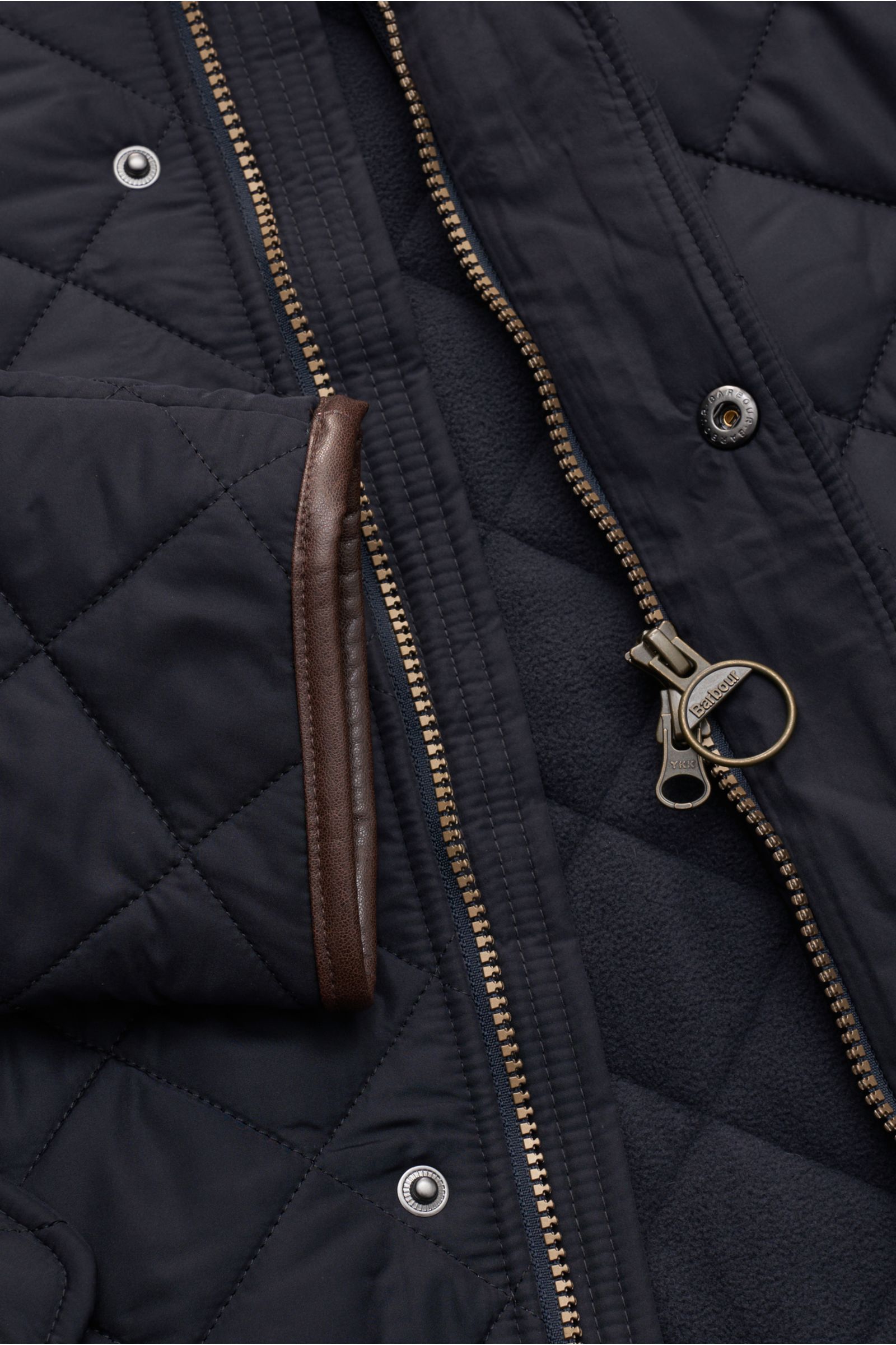 Barbour Steppjacke 'Powell Quilt' dark navy