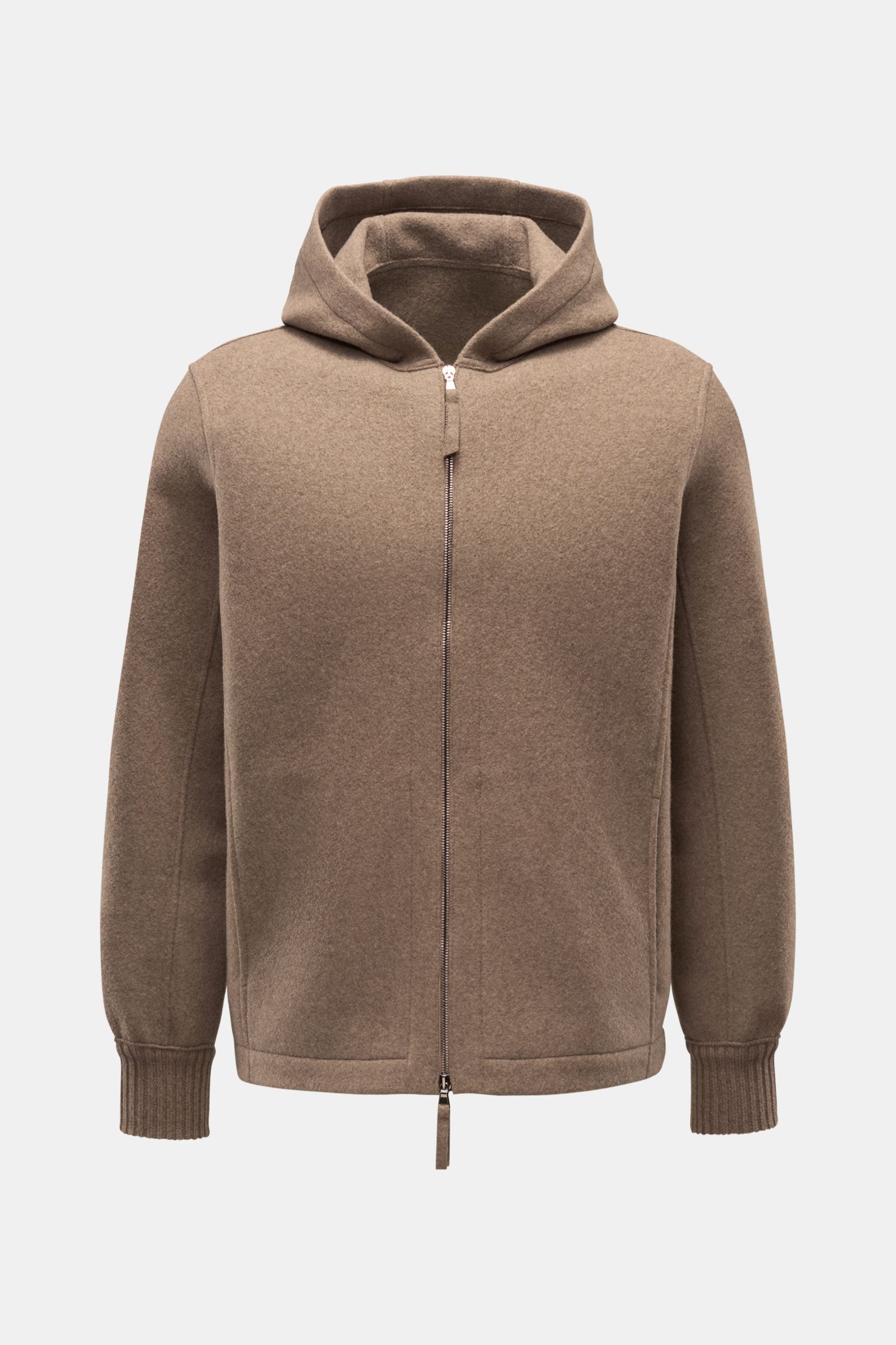 Lunaria Cashmere Cashmere Jacke braun