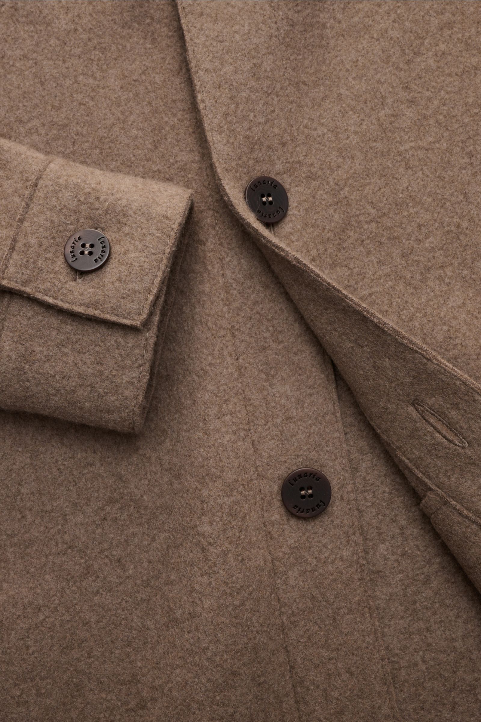 Lunaria Cashmere Cashmere Jacke hellbraun