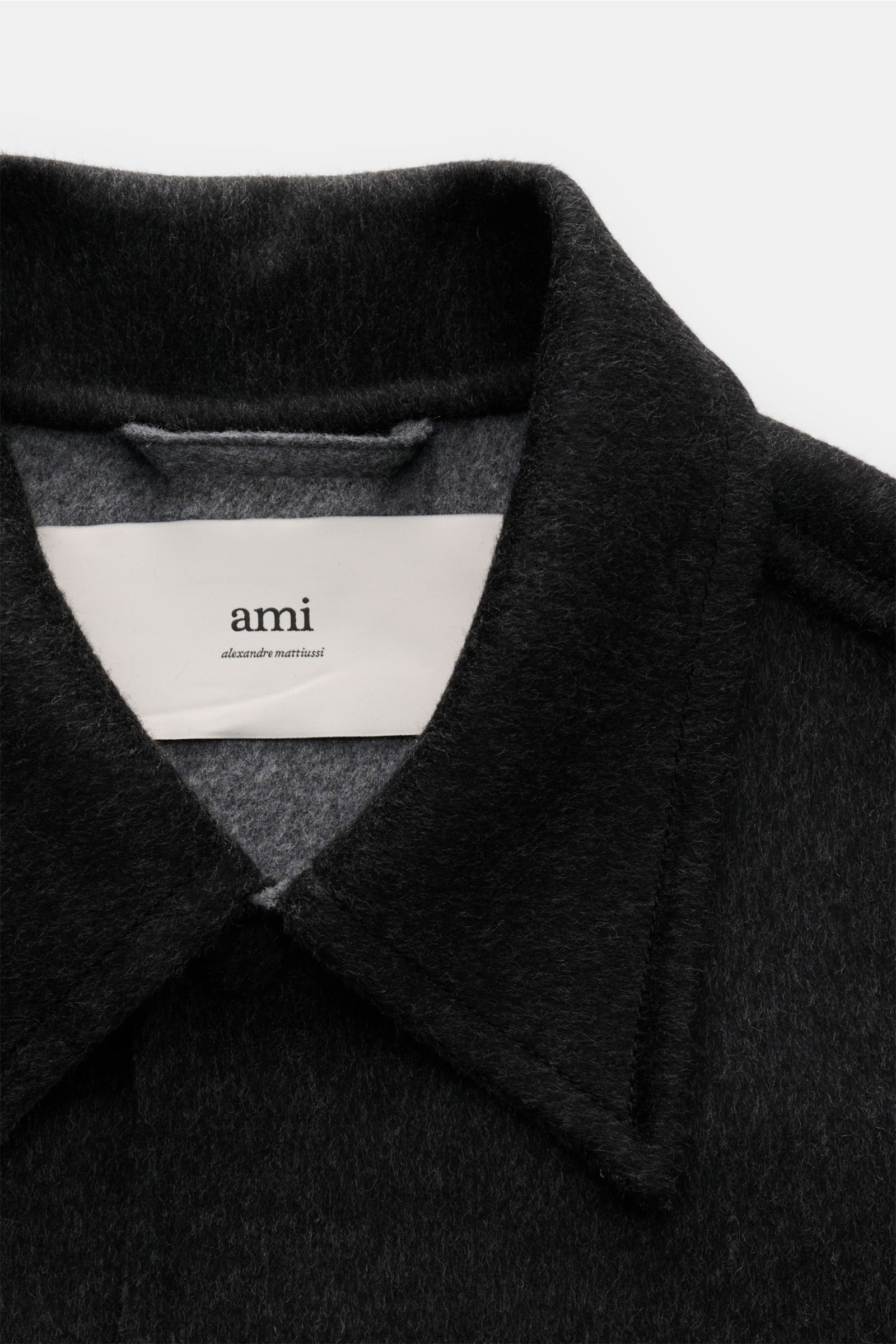 Ami Paris Overshirt anthrazit