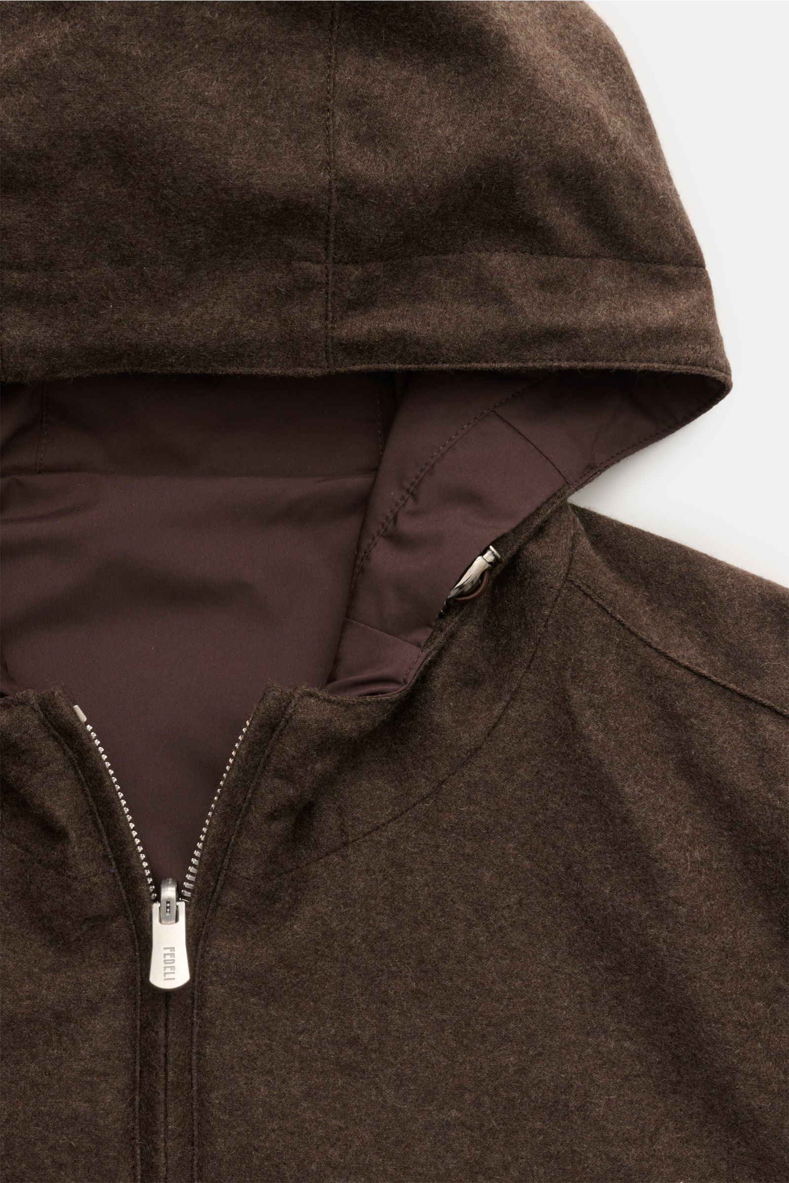 Fedeli Cashmere Wendeblouson 'Start' dunkelbraun