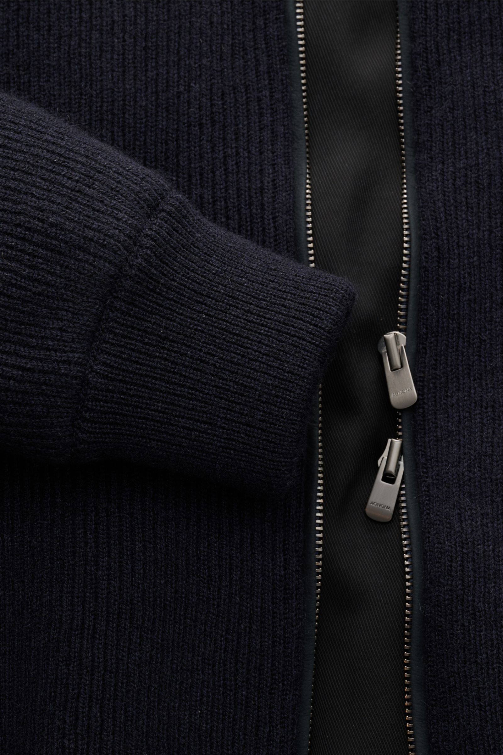 Agnona Cashmere Jacke dark navy