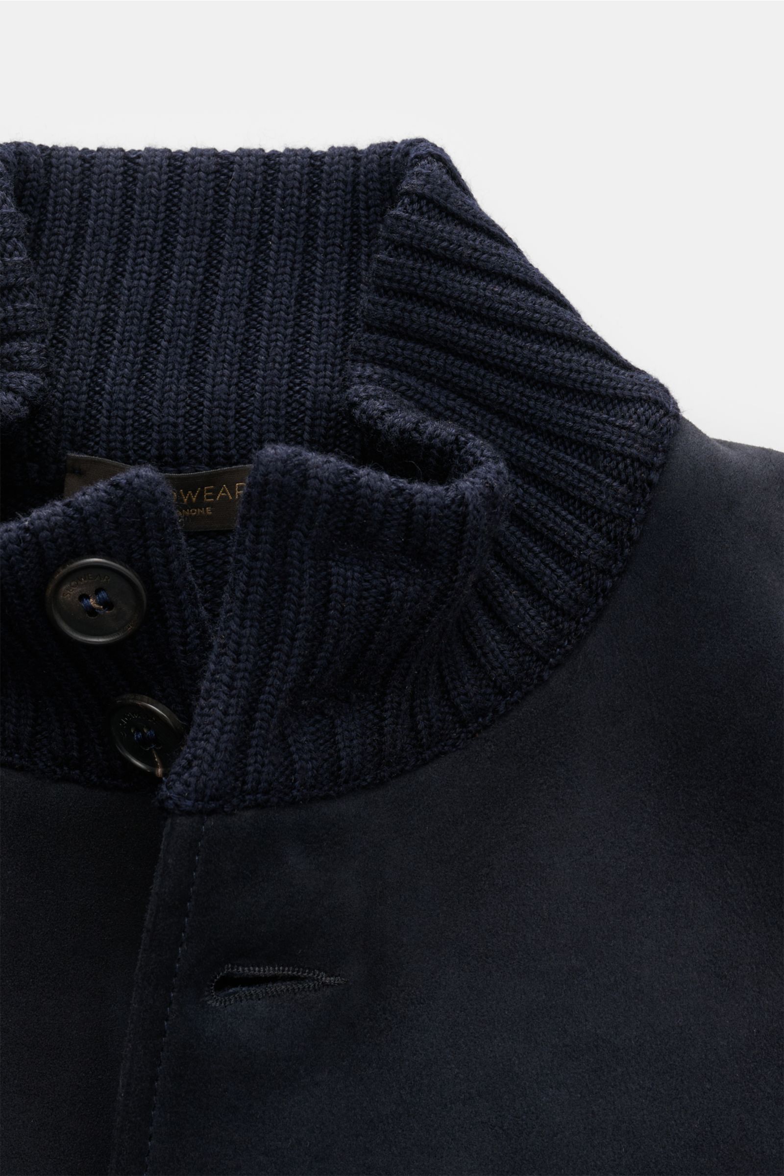 Zanone Strickblouson navy